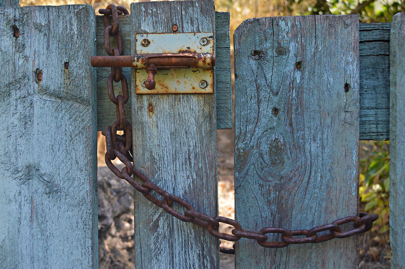 Nikon D3200 sample photo. String, bolt, rusty photography