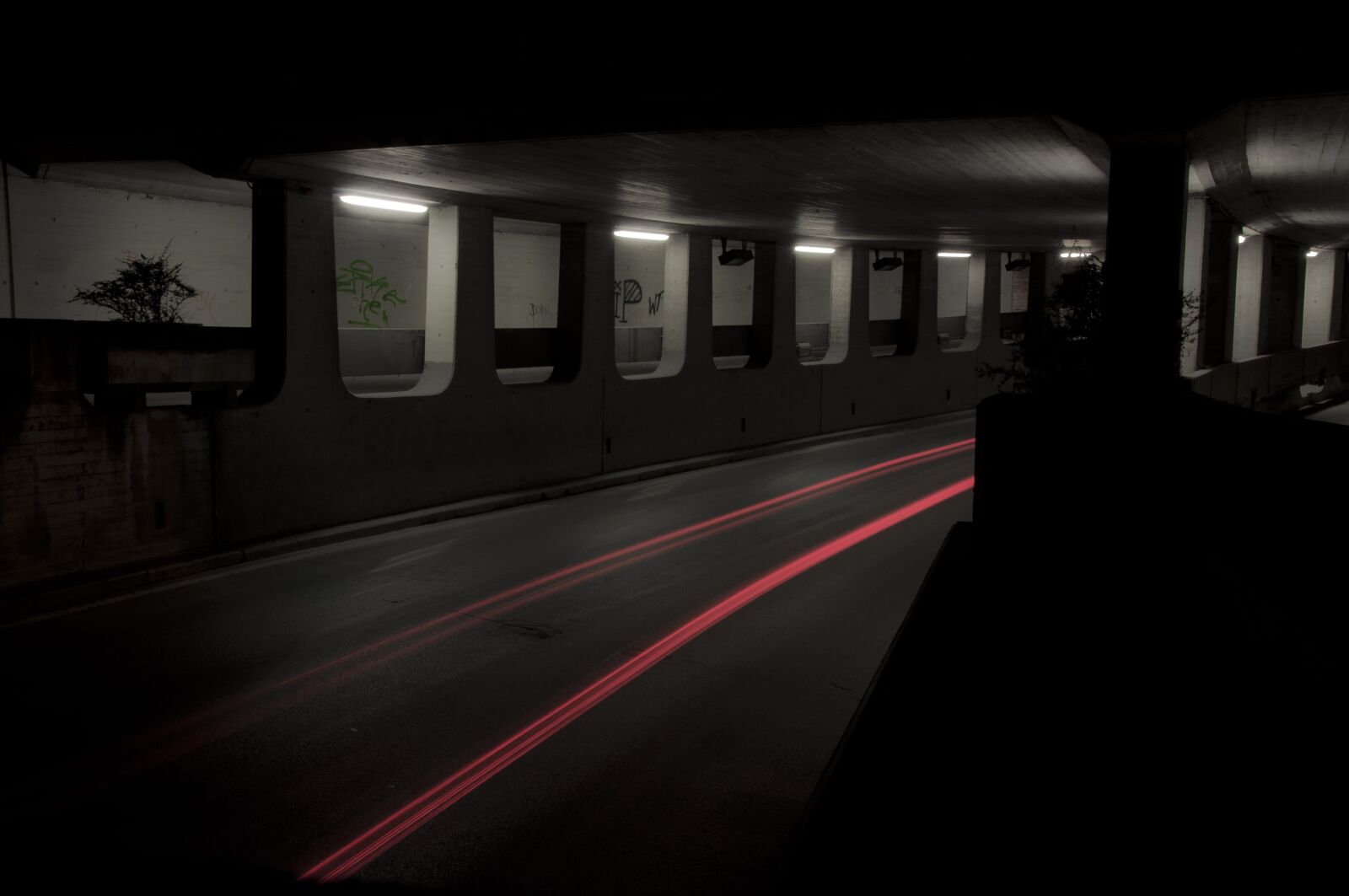 Nikon D90 sample photo. Tunnel, underpass, light photography