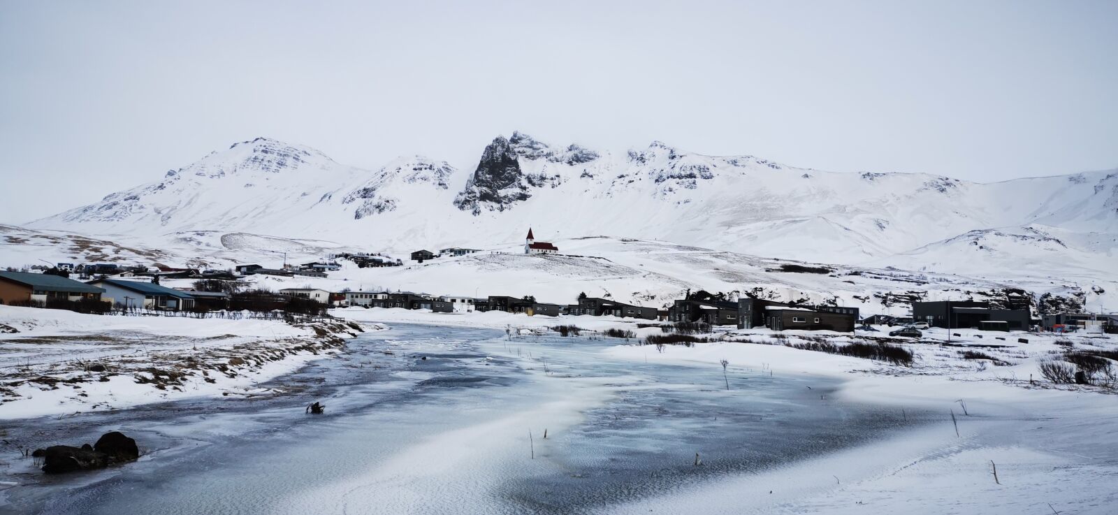 HUAWEI P30 sample photo. Iceland, vik-i-myrdal, snow photography