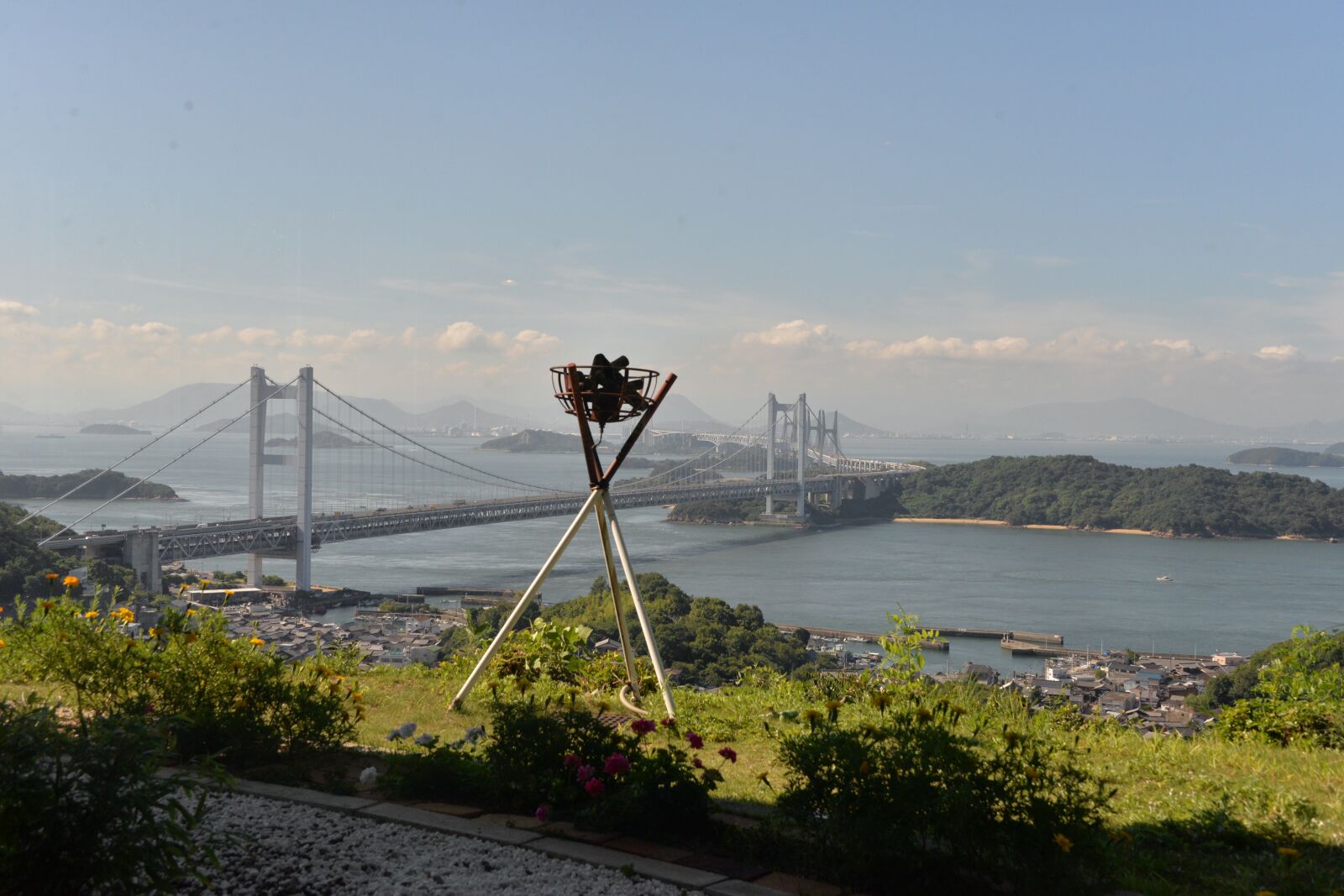 Nikon D610 sample photo. Japanese bridge, skyline, bridge photography