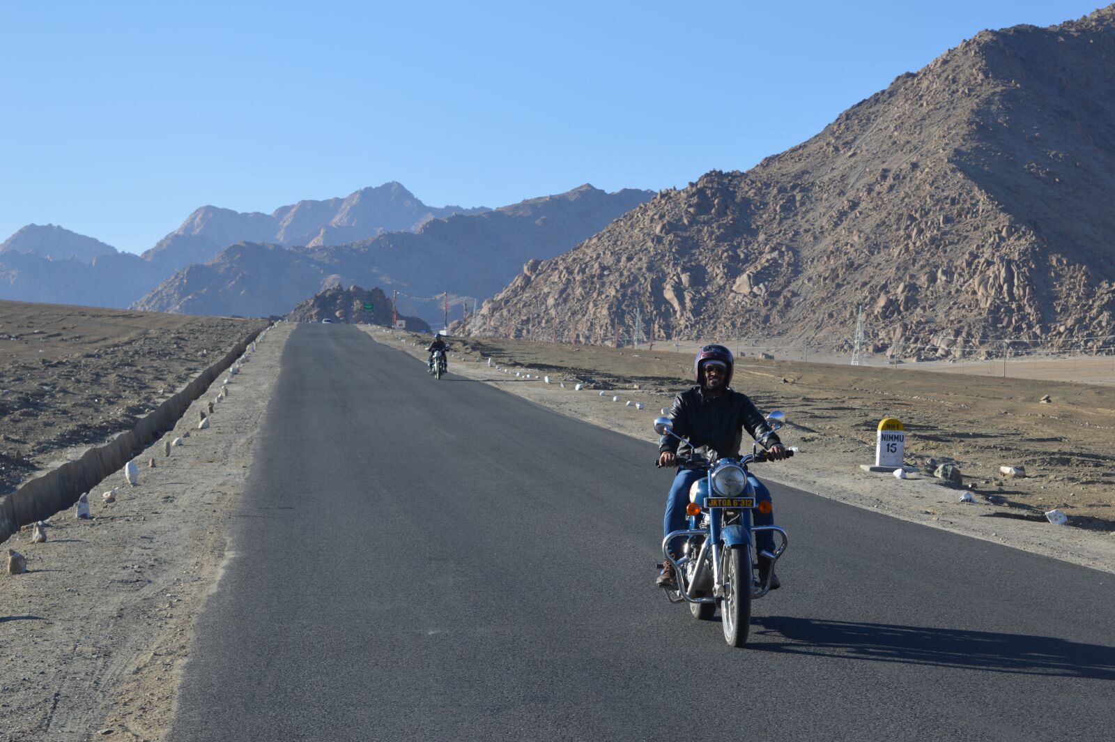 Nikon D3200 sample photo. Bike, leh, india photography