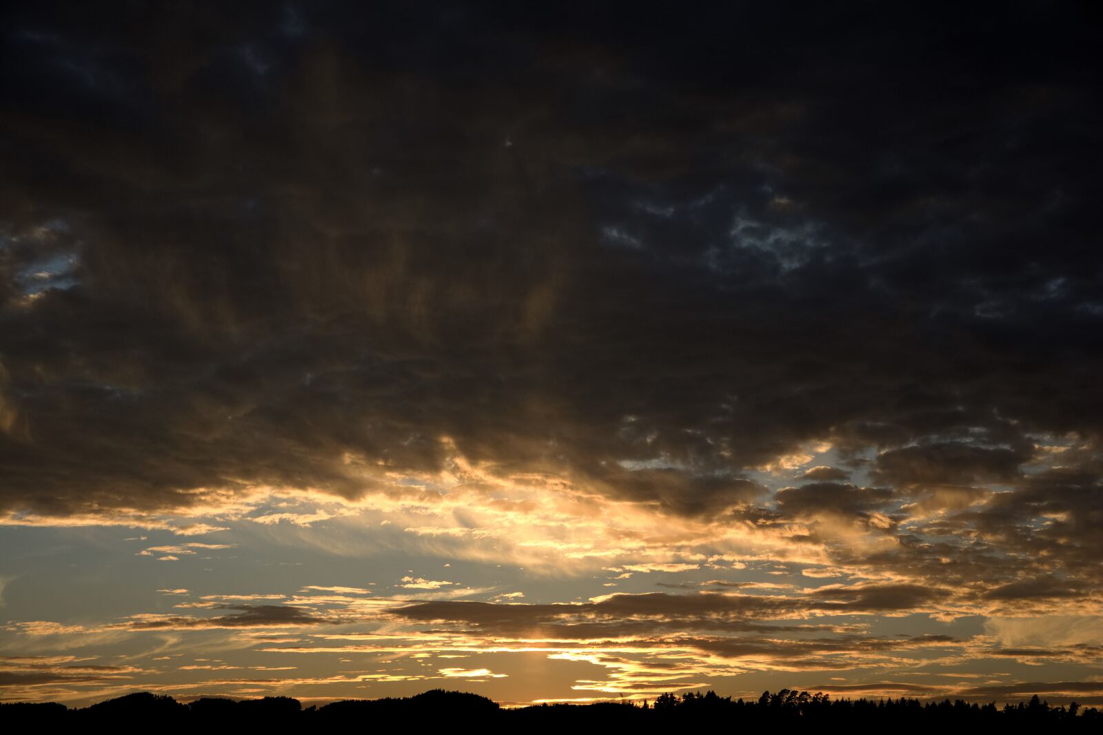 Nikon D7100 sample photo. Sky, sunset, thunderstorm photography