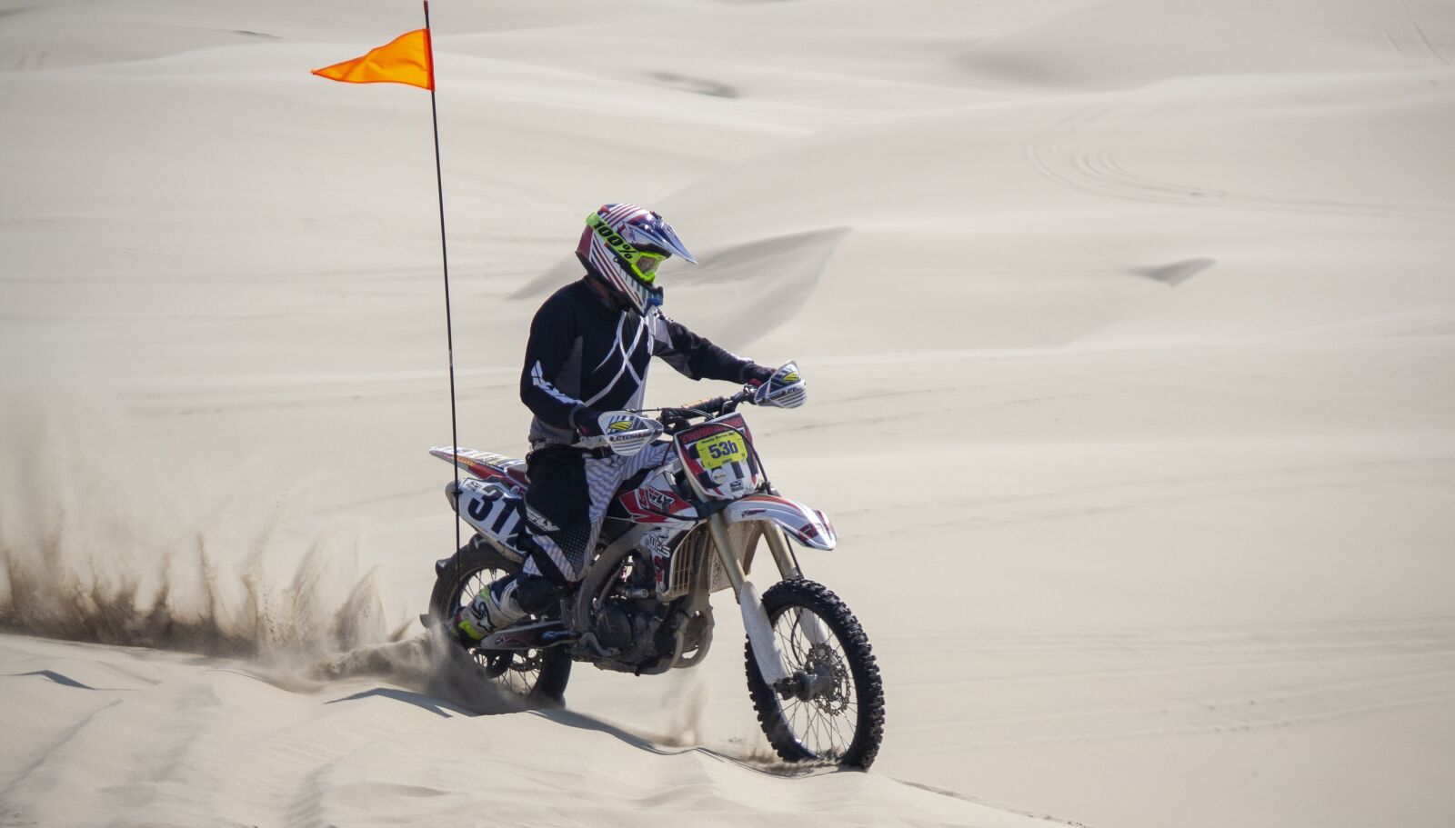 Canon EOS 350D (EOS Digital Rebel XT / EOS Kiss Digital N) sample photo. Biker, sand dunes, desert photography