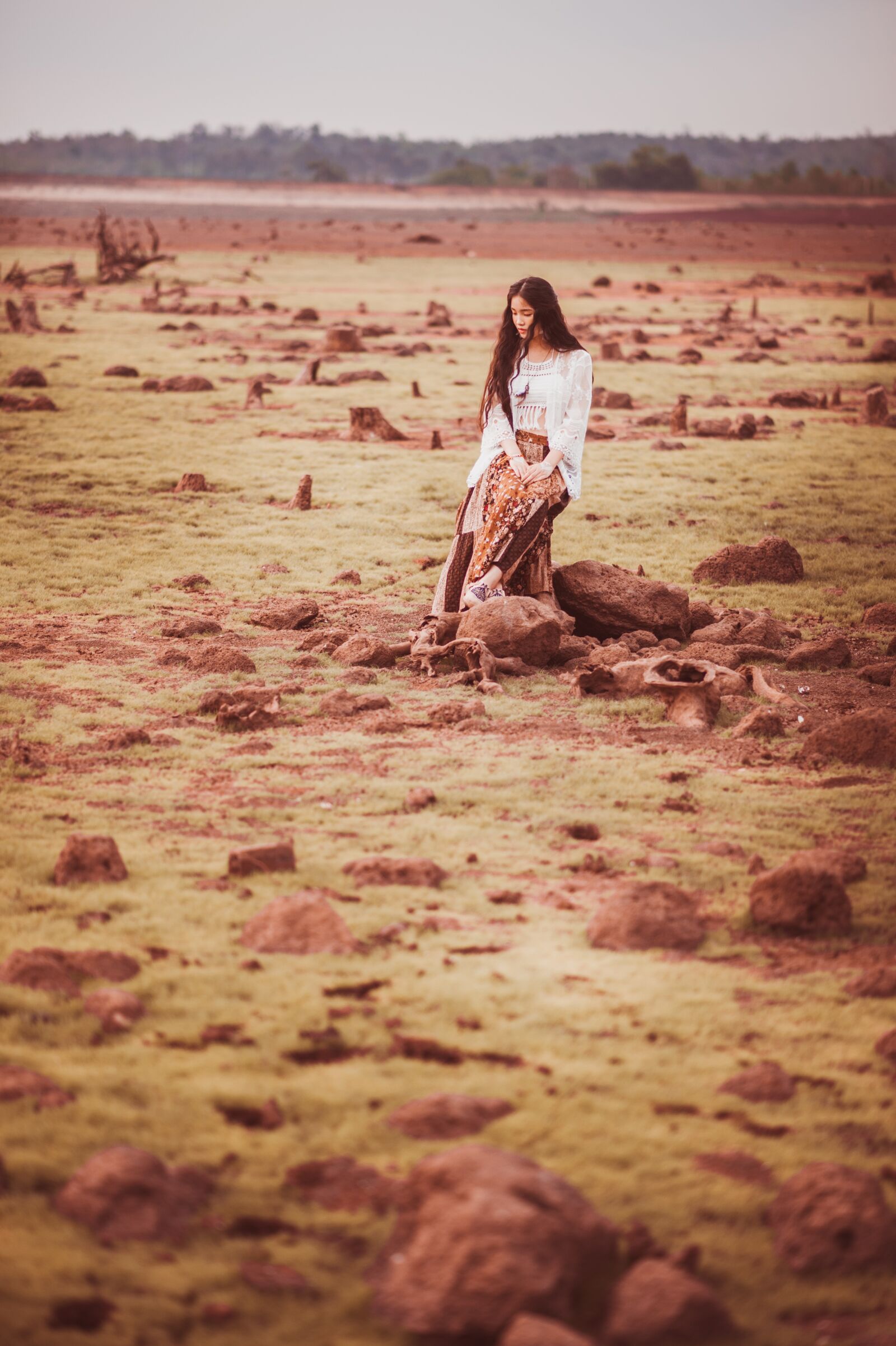 Nikon D700 sample photo. Girl, field, female photography