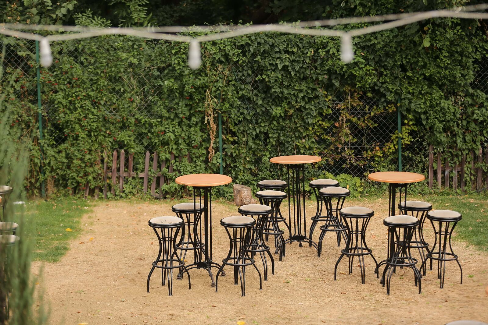 Canon EOS 5D Mark III + Canon EF 70-200mm F2.8L IS II USM sample photo. Cast iron, chairs, tables photography