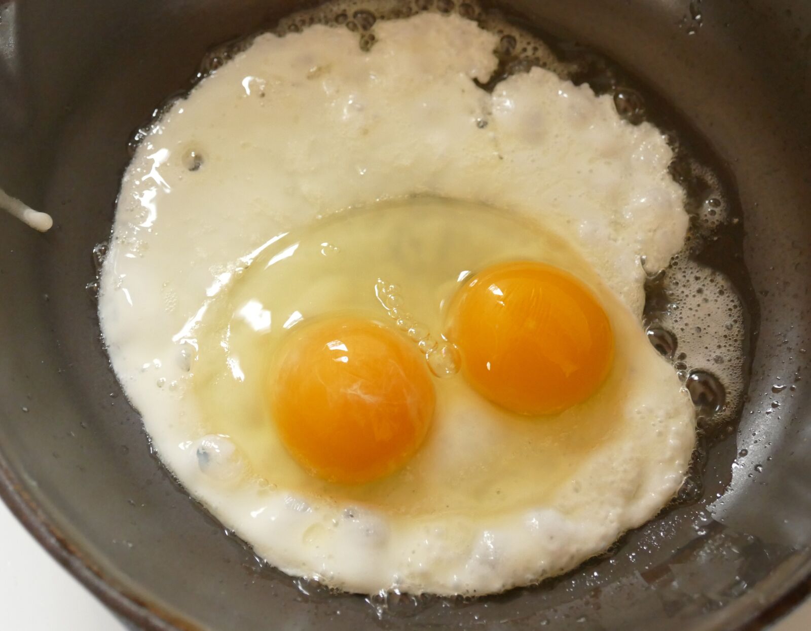 Panasonic Lumix DMC-FZ1000 sample photo. Fried egg, double yolked photography