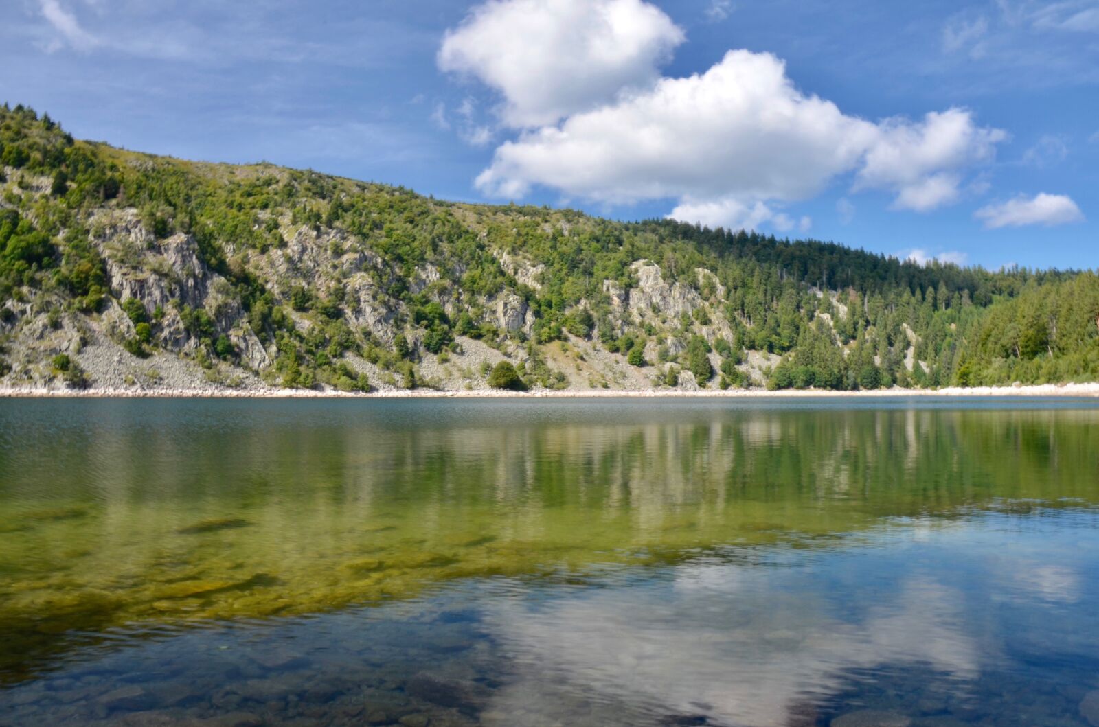 Nikon D5100 sample photo. Vosges, bergsee, sky photography