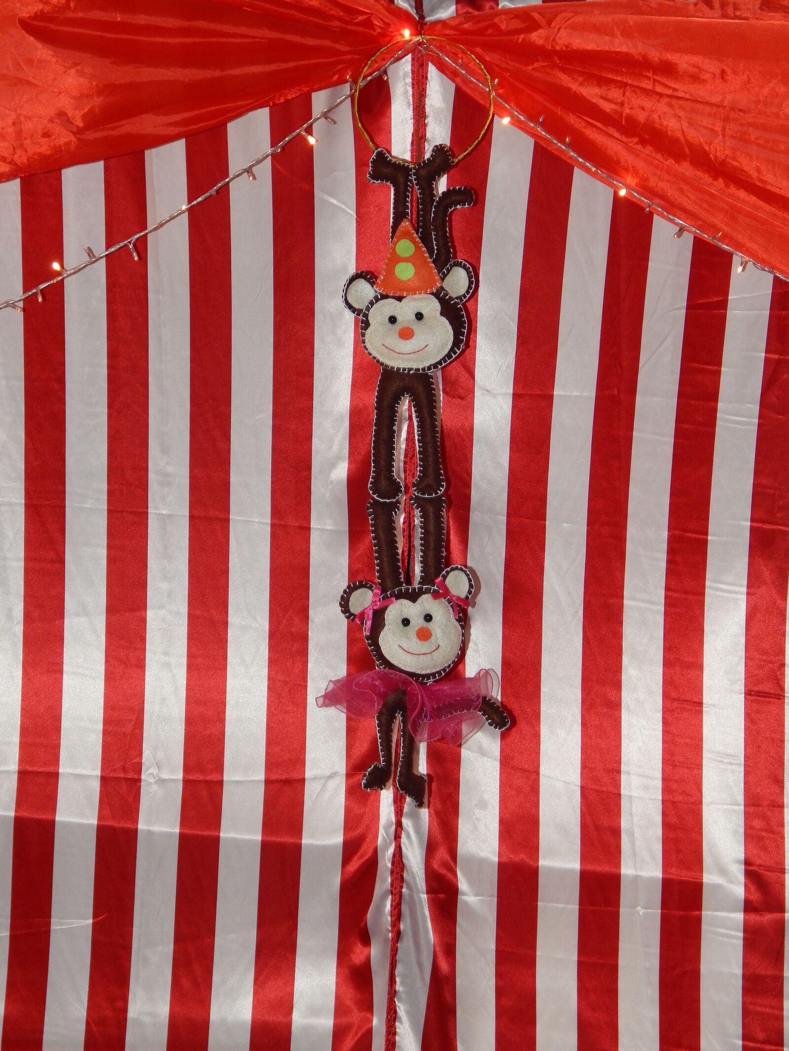 Nikon Coolpix L820 sample photo. Circus, monkey, felt photography