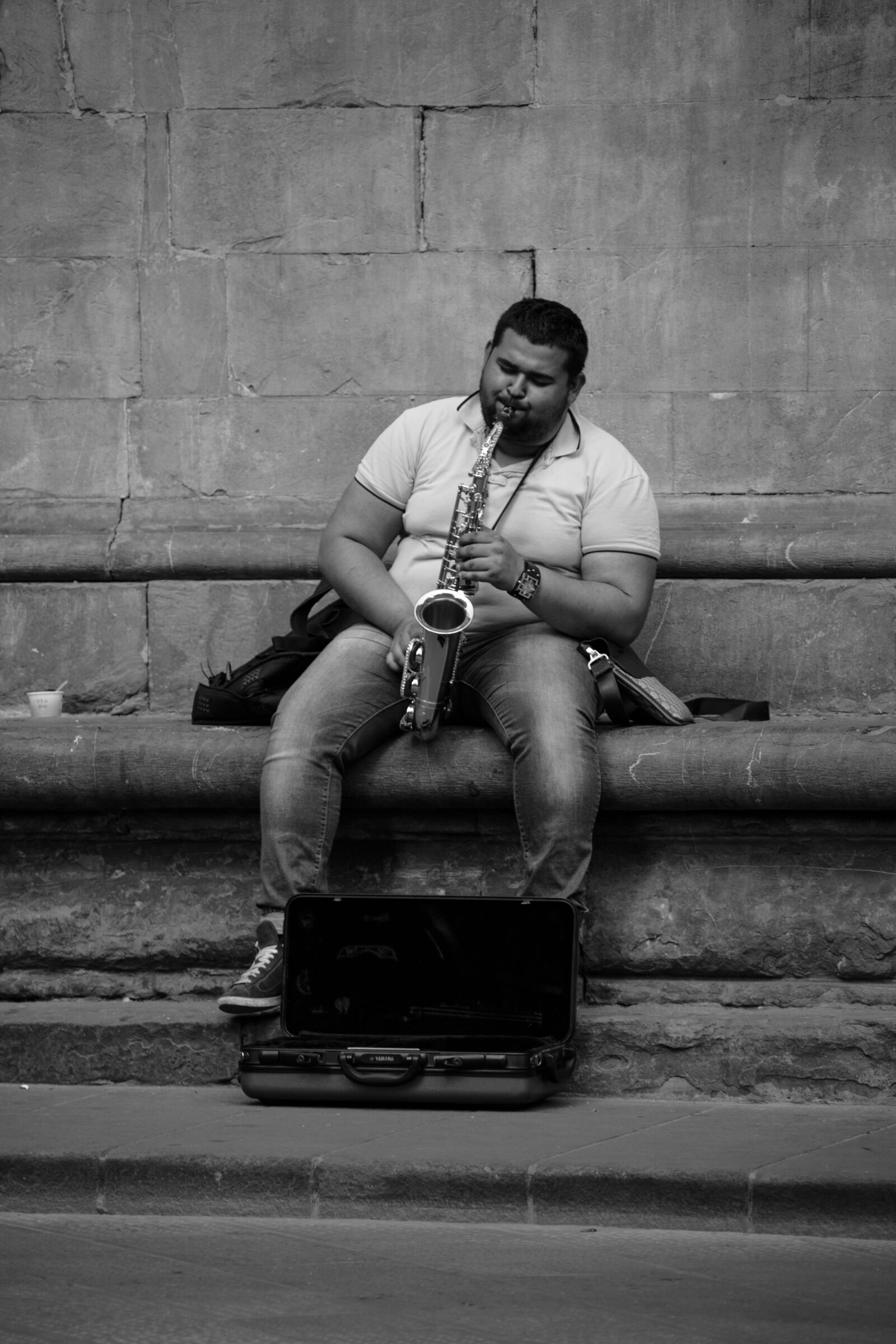 Canon EOS 5D Mark III + Canon EF 28-300mm F3.5-5.6L IS USM sample photo. Musician, street photography, italy photography