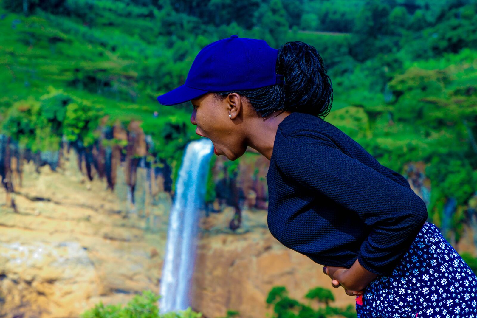 Canon EOS 600D (Rebel EOS T3i / EOS Kiss X5) sample photo. Sipi falls, blue sky photography