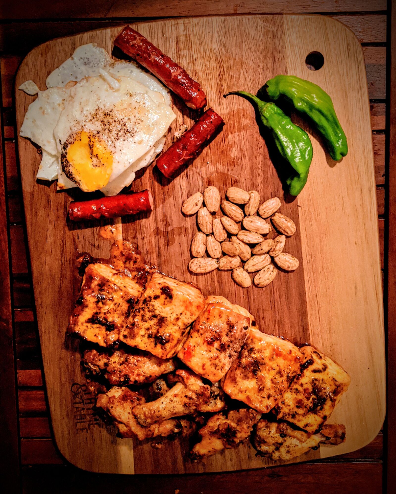 Google Pixel 3 XL sample photo. Egg, tofu, almonds photography
