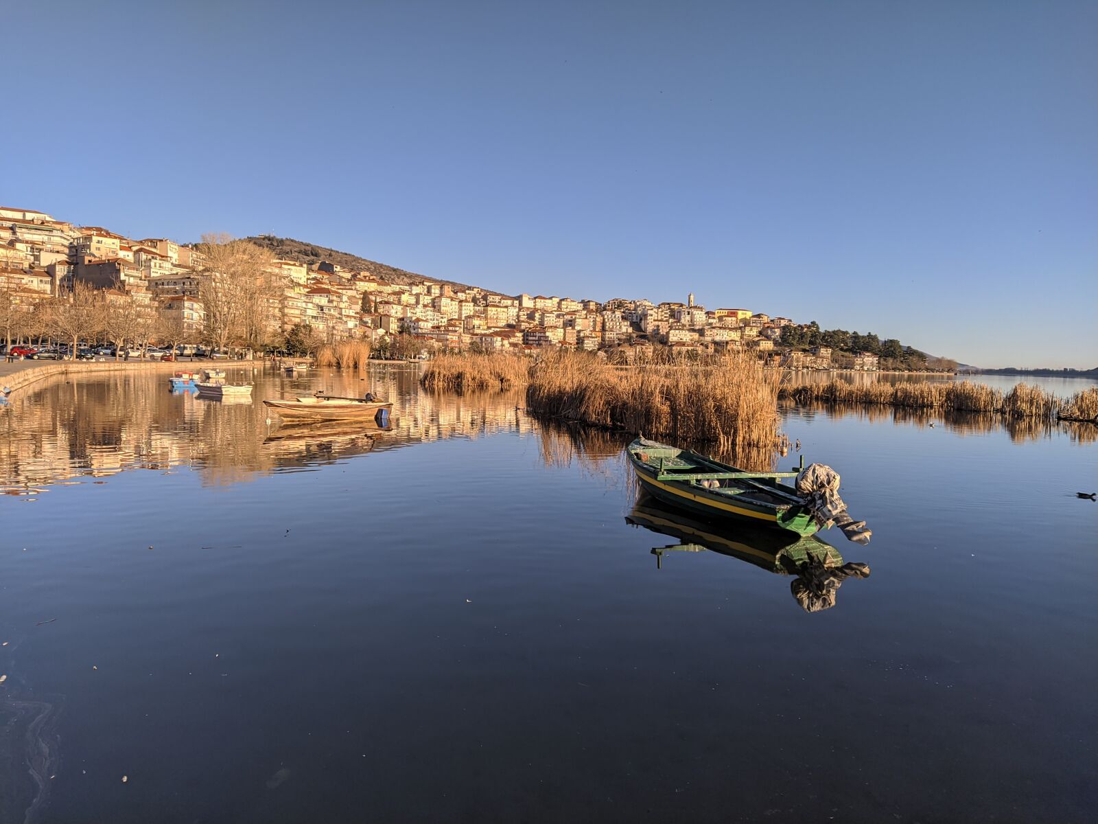Xiaomi Mi A3 sample photo. Kastoria, landscape, noon photography