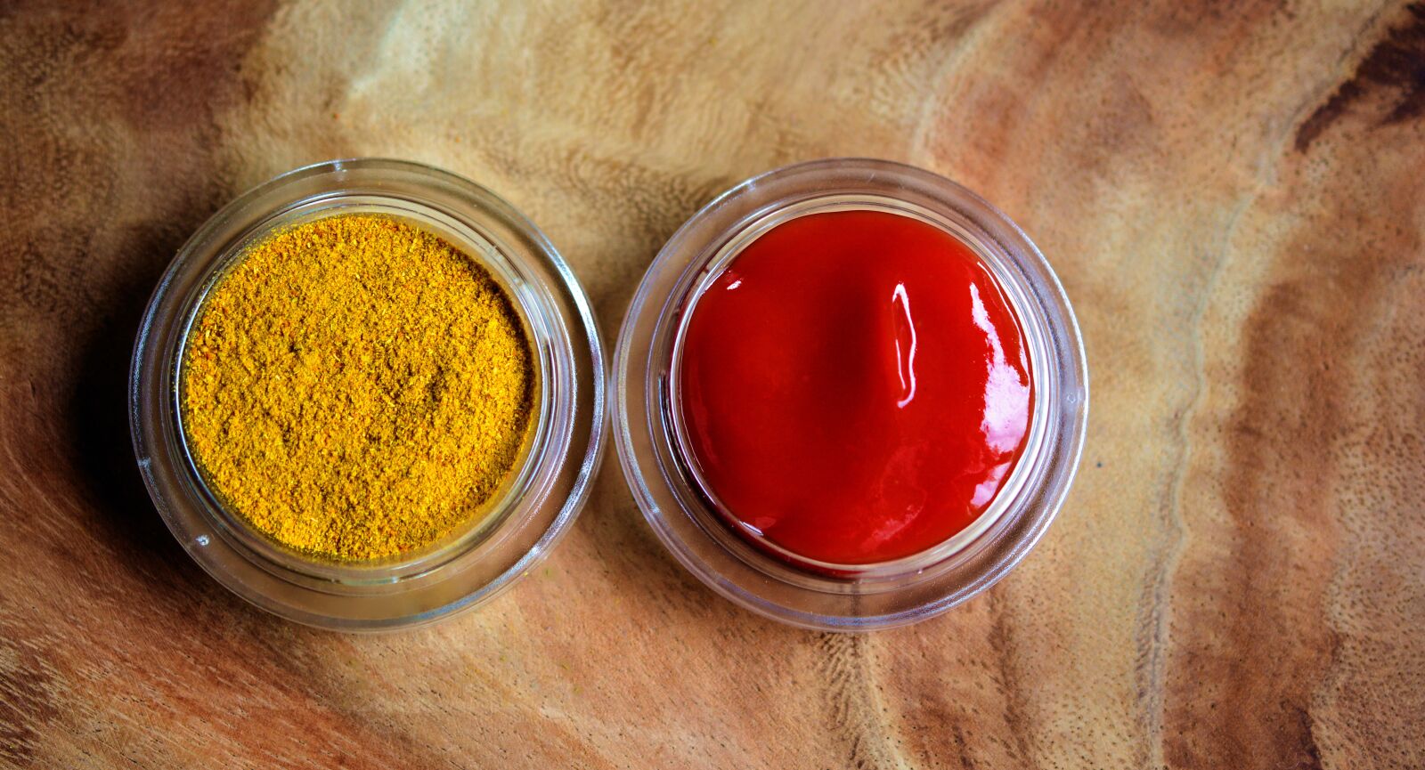 Nikon D5200 sample photo. Curry, ketchup, spices photography