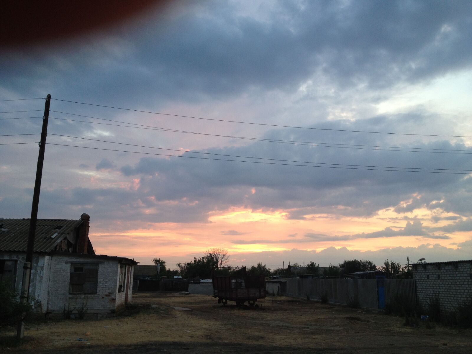 Apple iPhone 4S sample photo. Sunset, farm, the cossacks photography