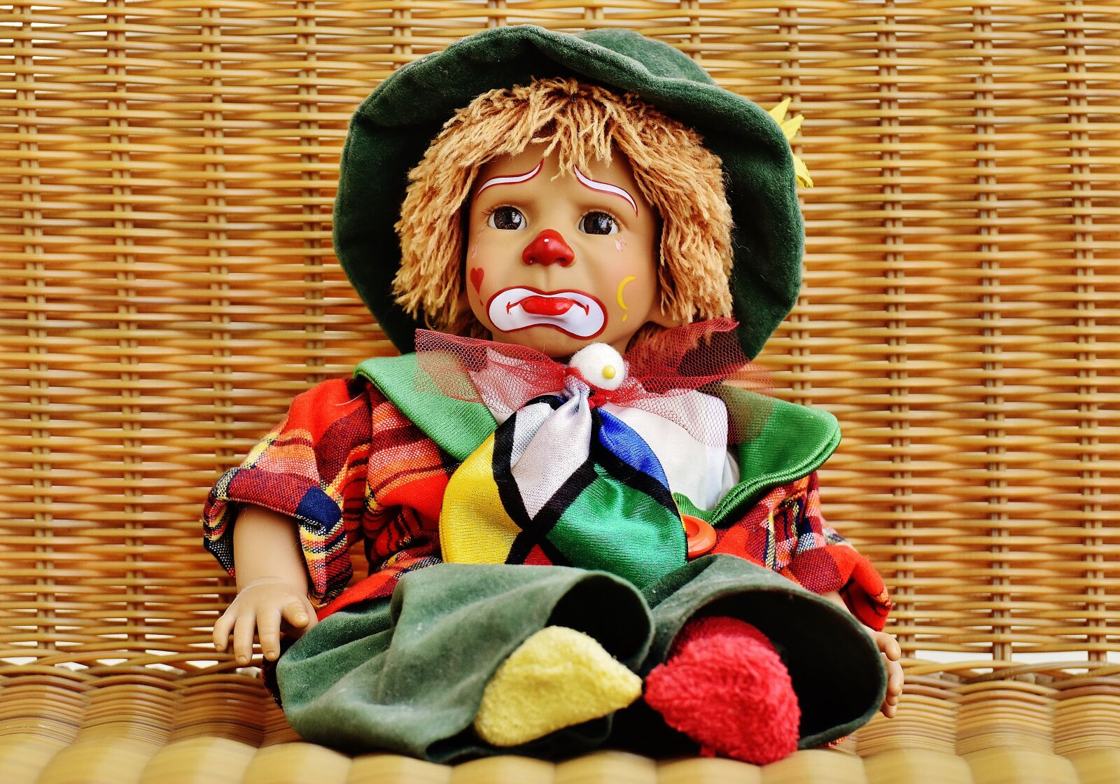 Nikon D7200 sample photo. Doll, clown, sad photography