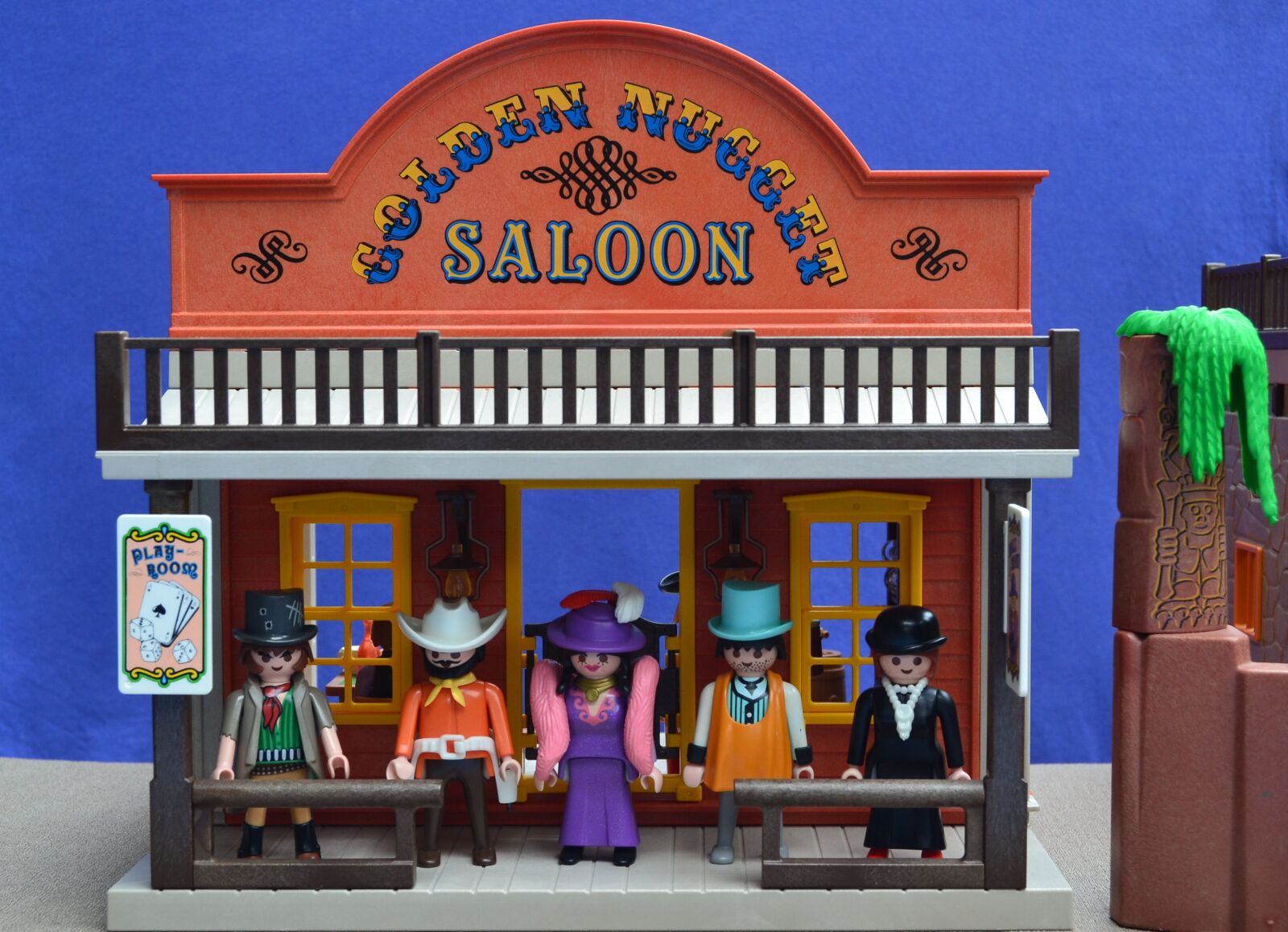 Nikon D3100 sample photo. Playmobil, western, saloon photography