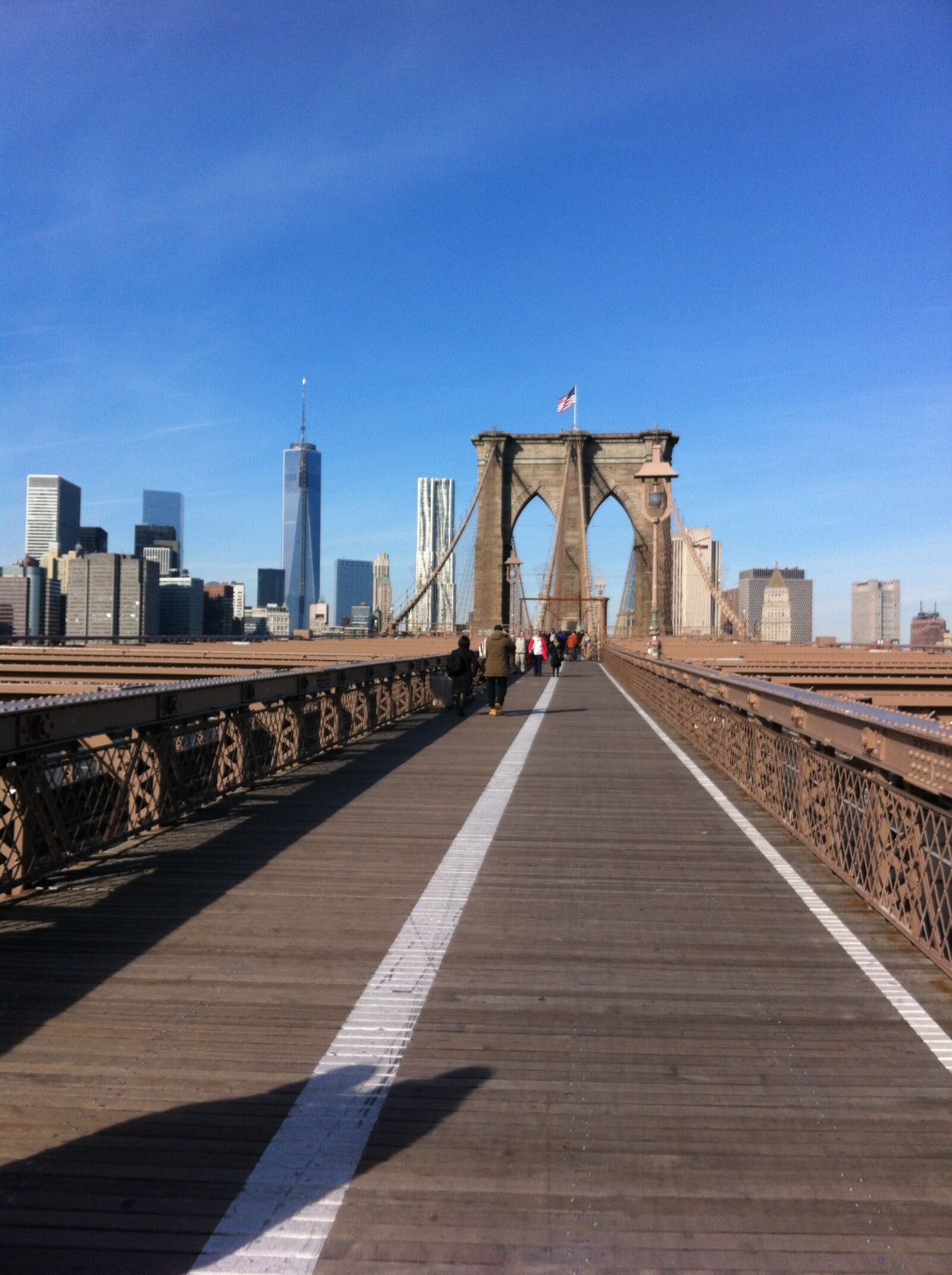 Apple iPhone 4 sample photo. Brooklyn, bridge, new york photography