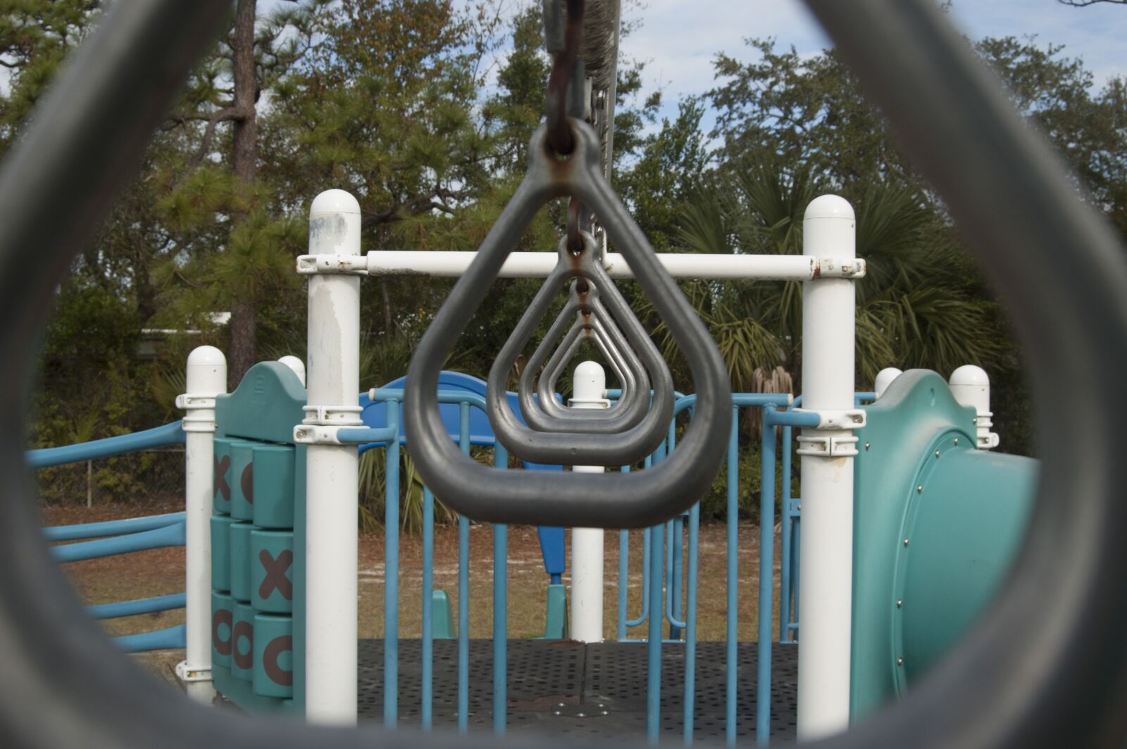 Nikon D70 sample photo. Park, rings, symmetry photography