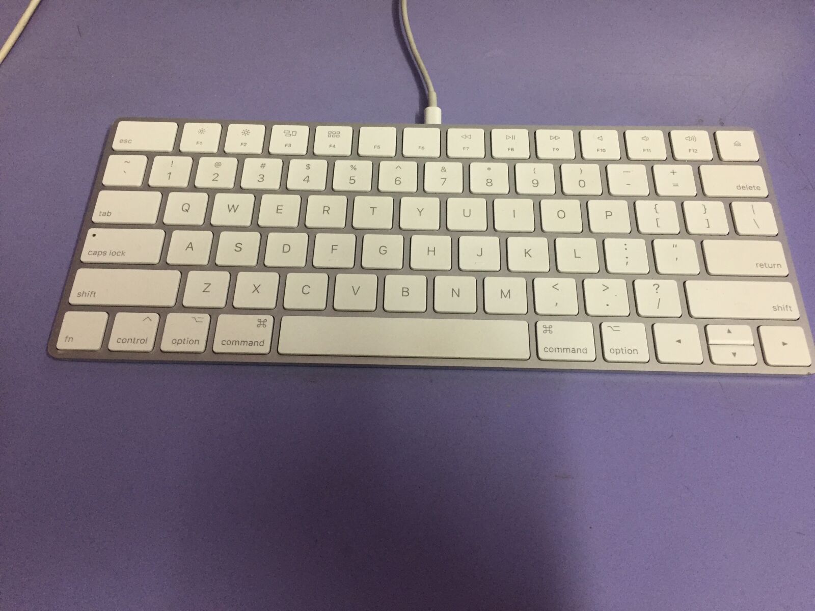 iPhone 6 back camera 4.15mm f/2.2 sample photo. Computer keyboard, mac keyboard photography
