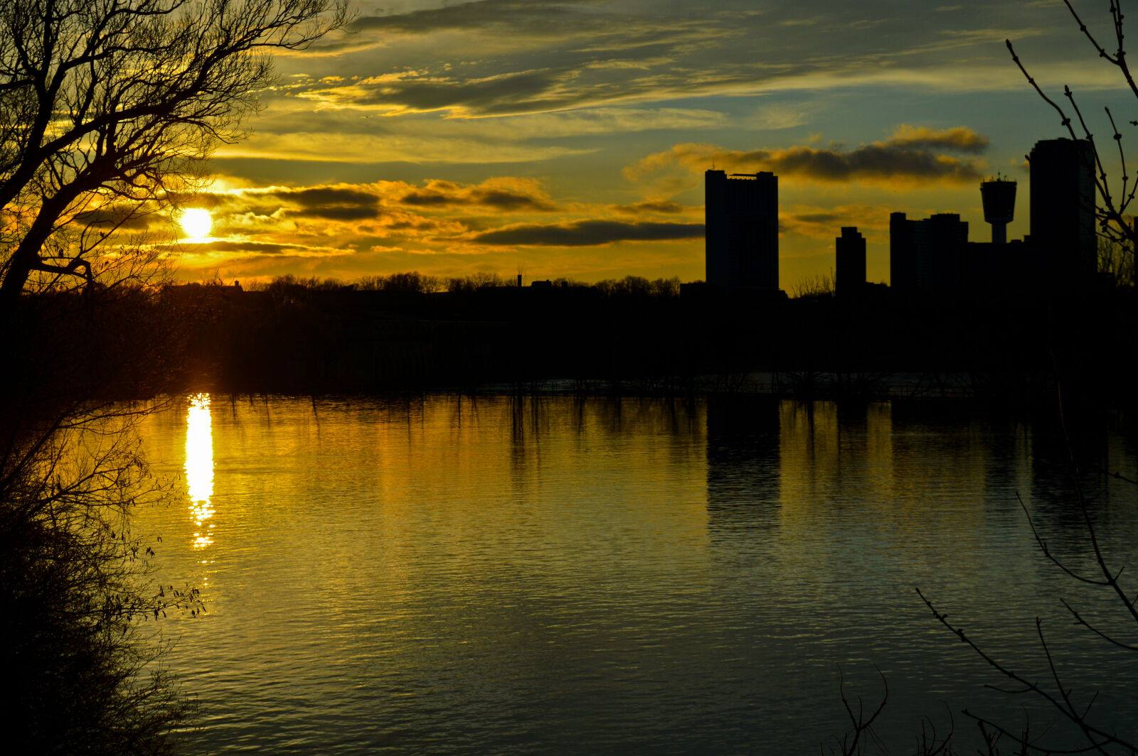 Nikon D3200 sample photo. Nigara, sunset photography