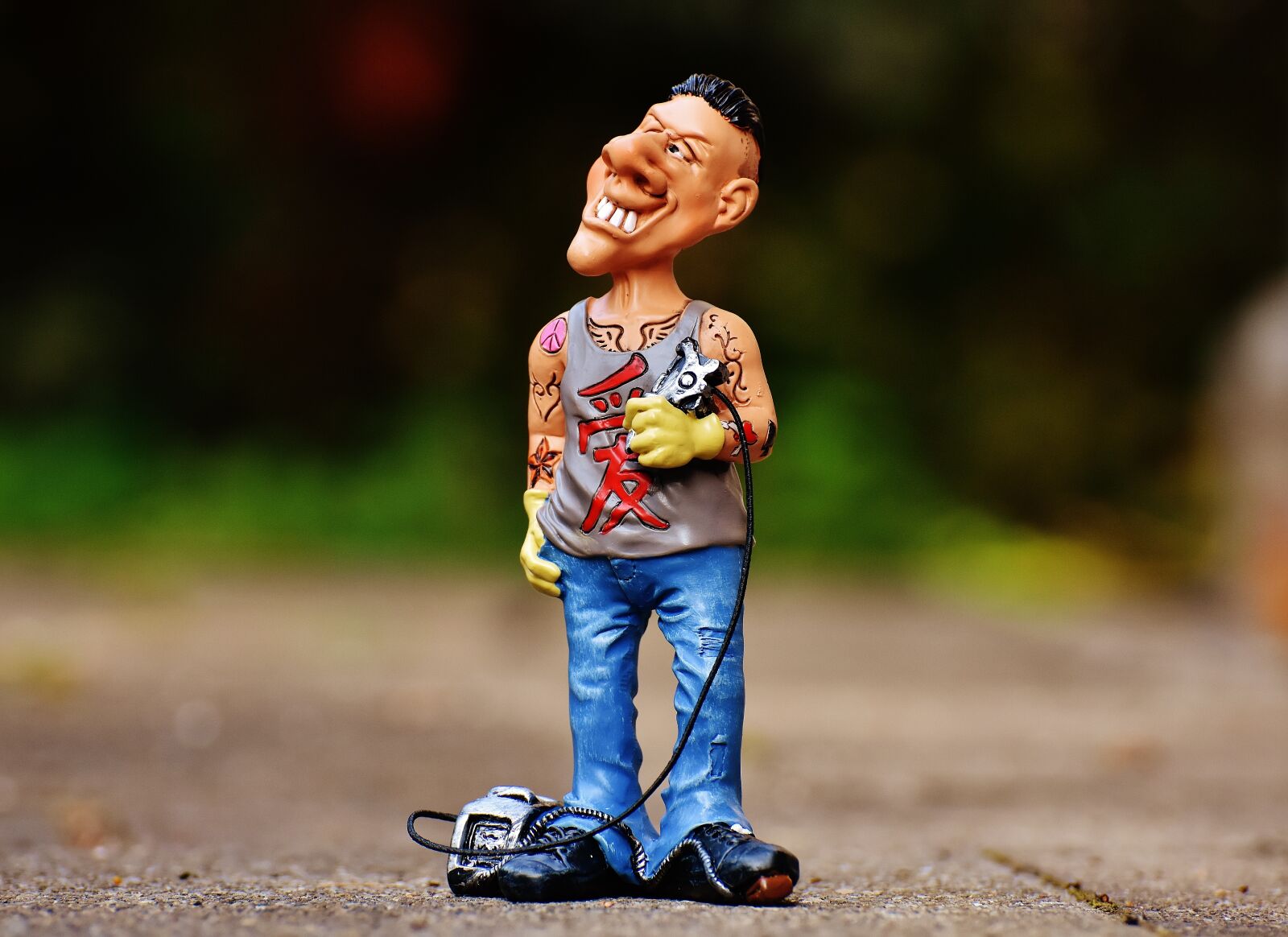 Nikon D7200 sample photo. Tattoo artist, figure, funny photography