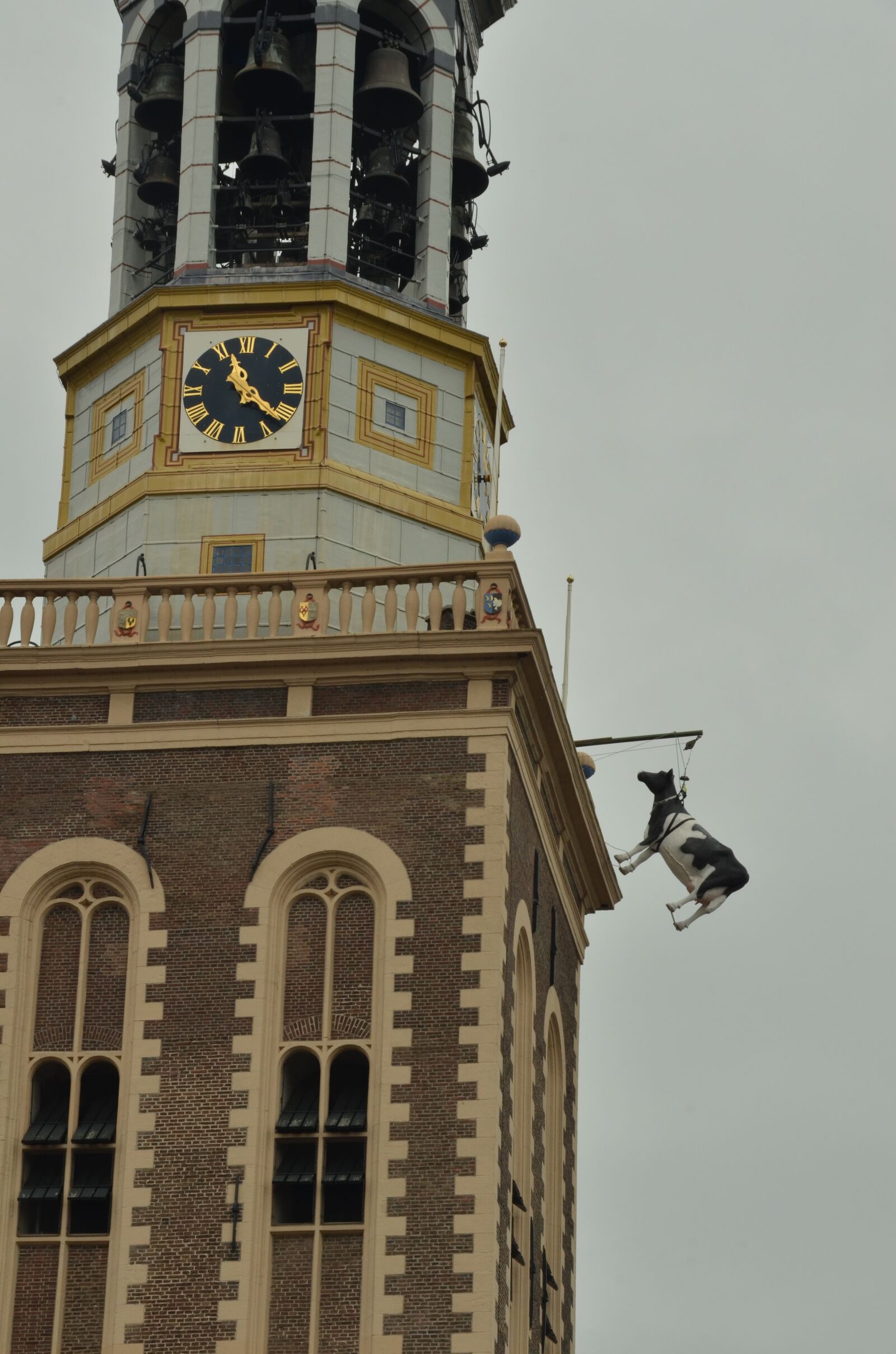 Nikon D7000 sample photo. Tower, church tower, cow photography