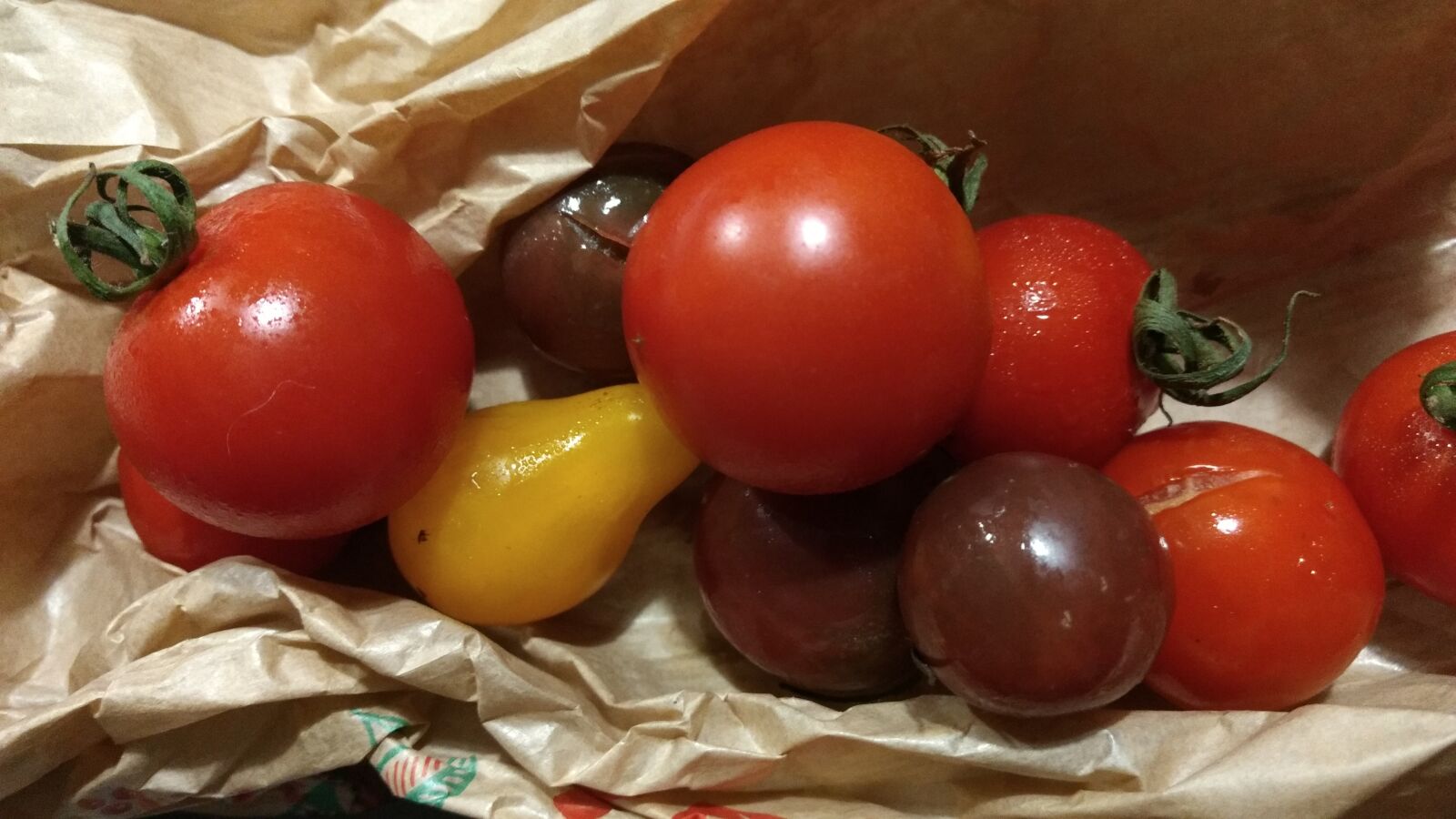Motorola Moto G (4) sample photo. Tomato, cherry tomatoes, color photography