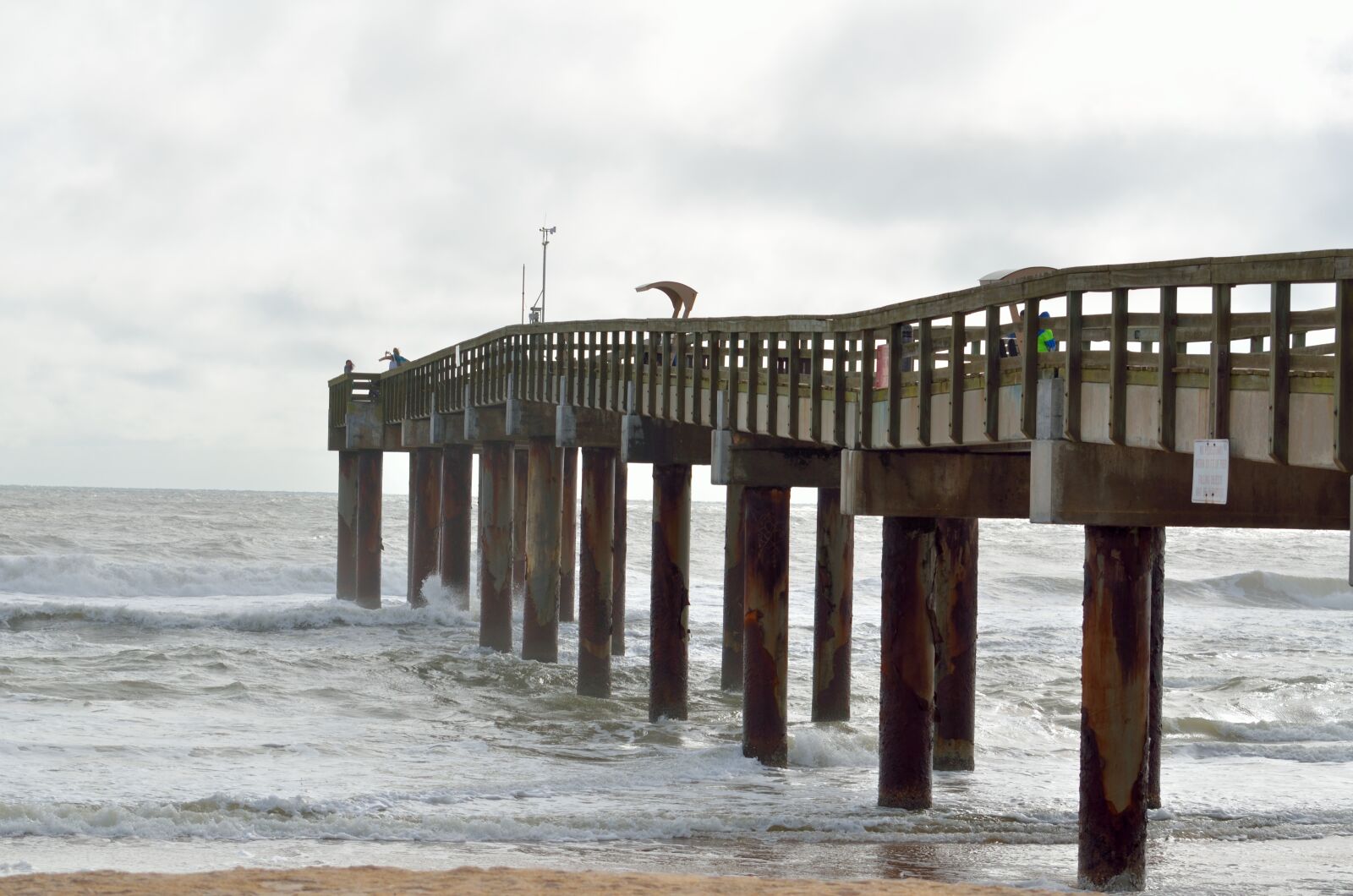Nikon D7000 sample photo. Fishing pier, structure, cloudy photography