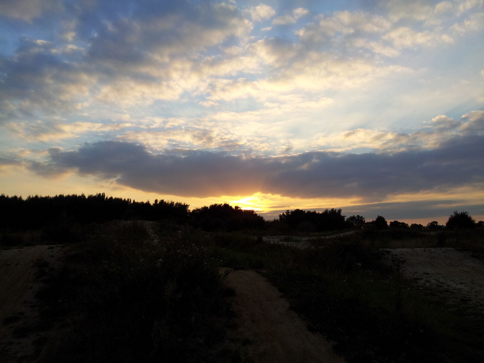 Samsung Galaxy S2 sample photo. Sunset, nature, clouds photography