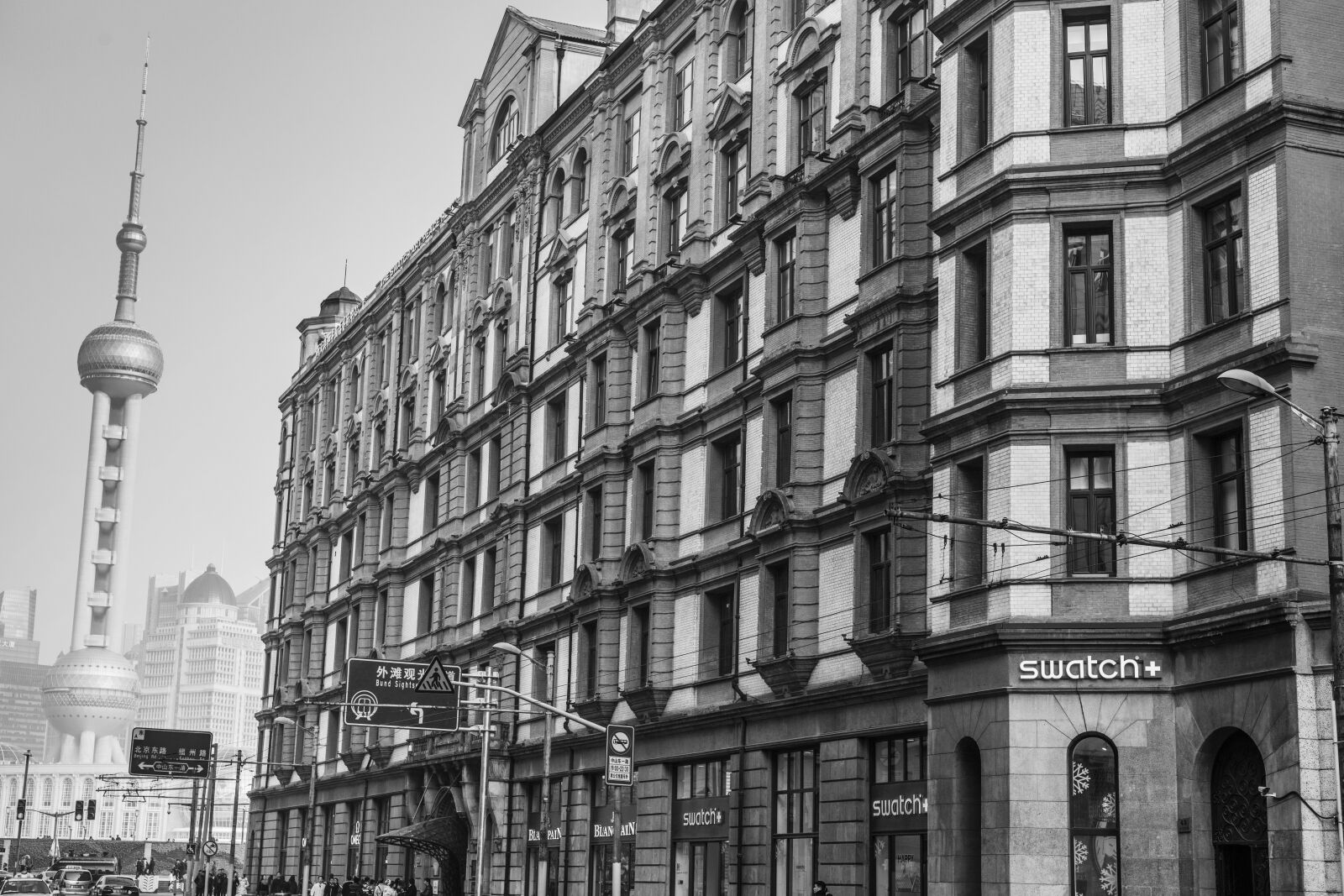 Nikon D810 sample photo. Shanghai, the bund, pearl photography
