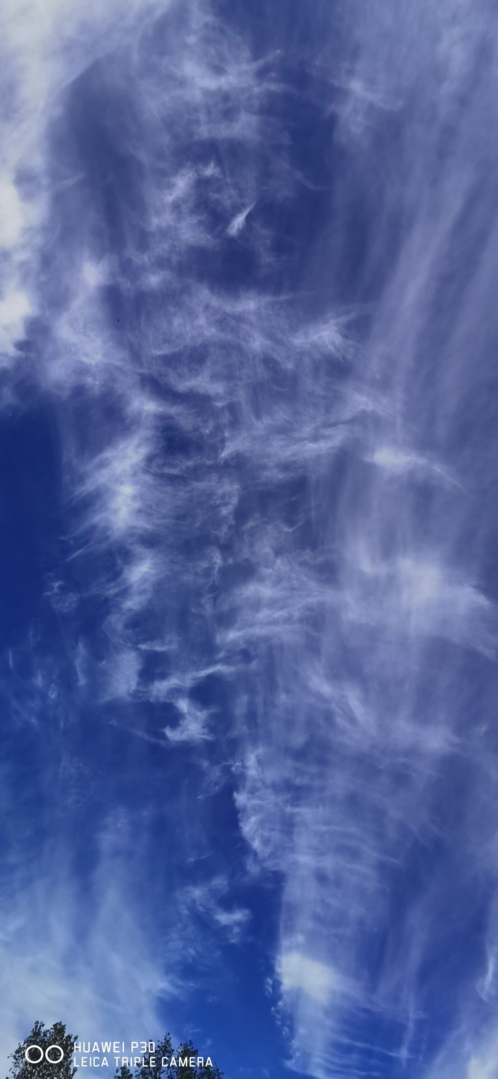 HUAWEI P30 sample photo. Sky, blue, cloud photography