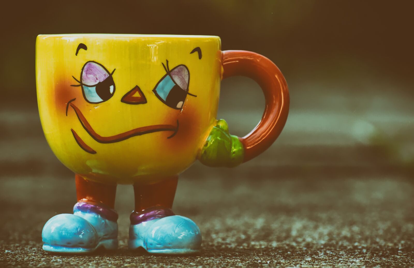 Nikon D3200 sample photo. Cup, funny, face photography