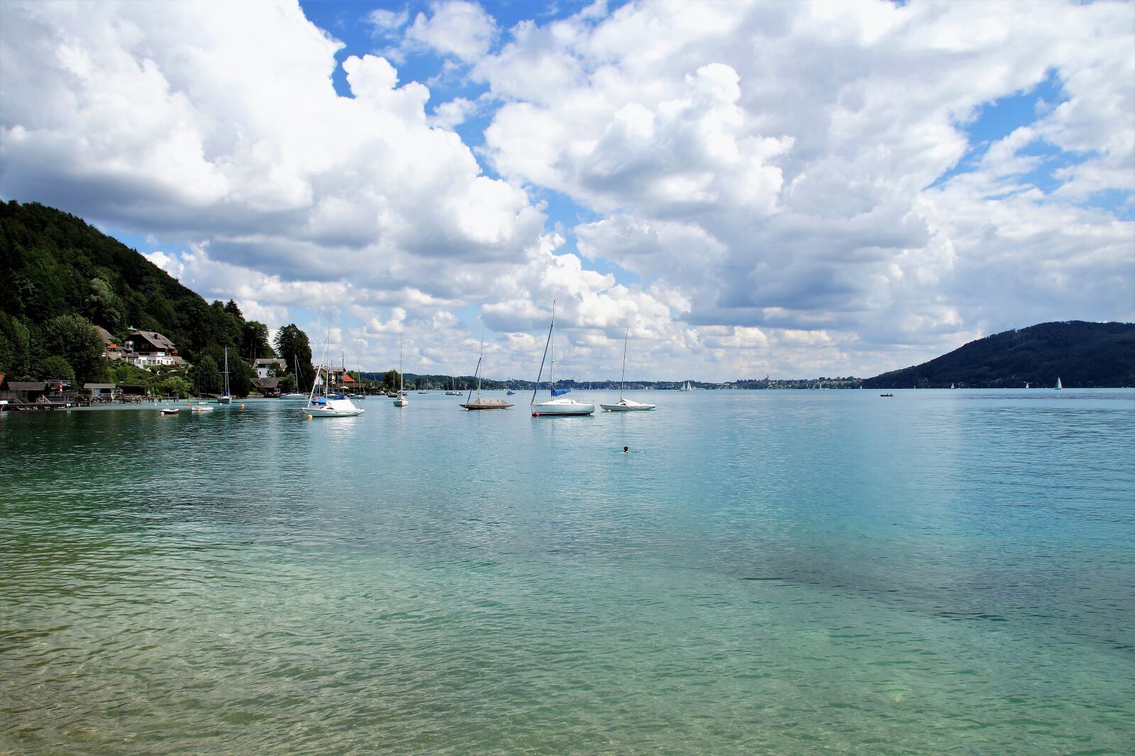 Sony SLT-A58 sample photo. Attersee, atterské lake, water photography