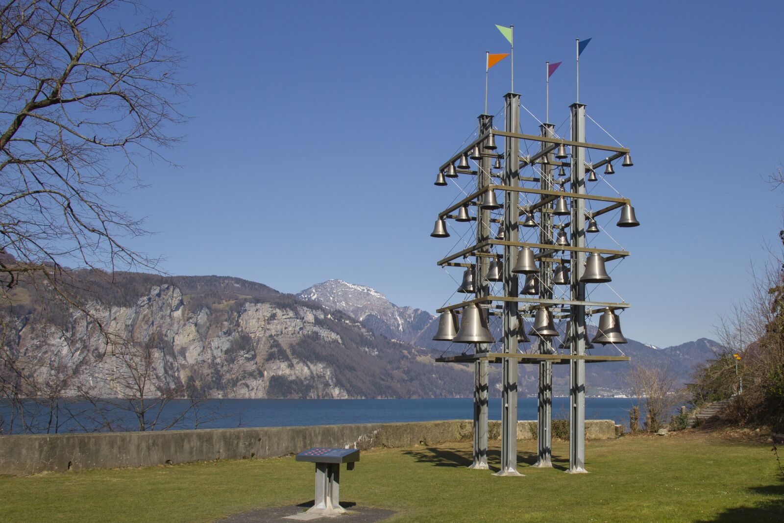 Canon EOS 7D sample photo. Bells, glockenspiel, lake photography