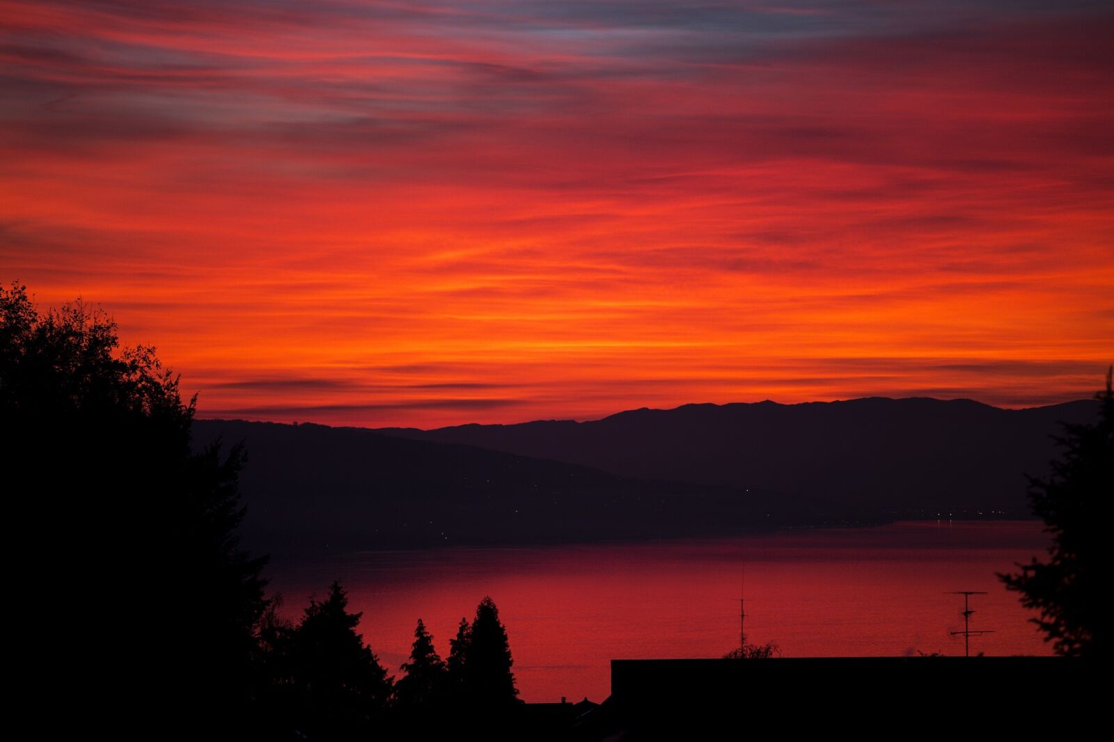 Canon EOS 6D sample photo. Sunset, mountains, twilight photography