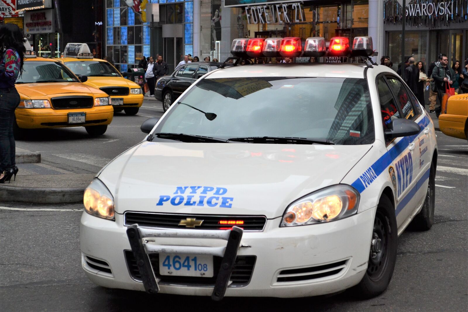 Nikon D3100 sample photo. Police car, nypd, manhattan photography