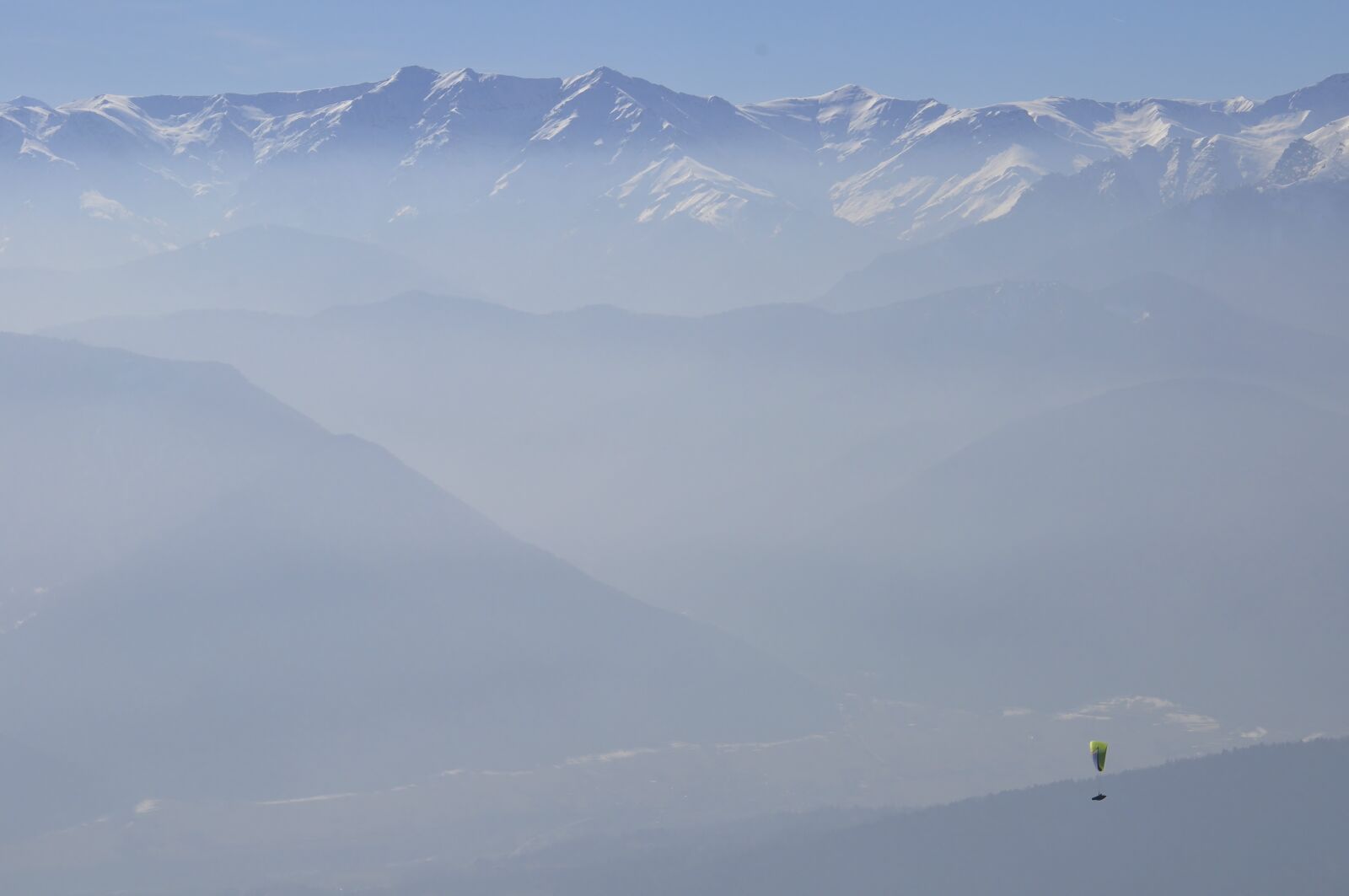 Nikon D5000 sample photo. Paragliding, sky, sport photography
