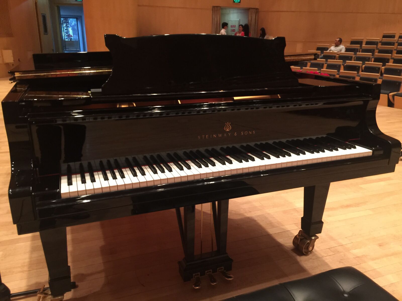 iPhone 6 Plus back camera 4.15mm f/2.2 sample photo. Piano, concert hall, steinway photography