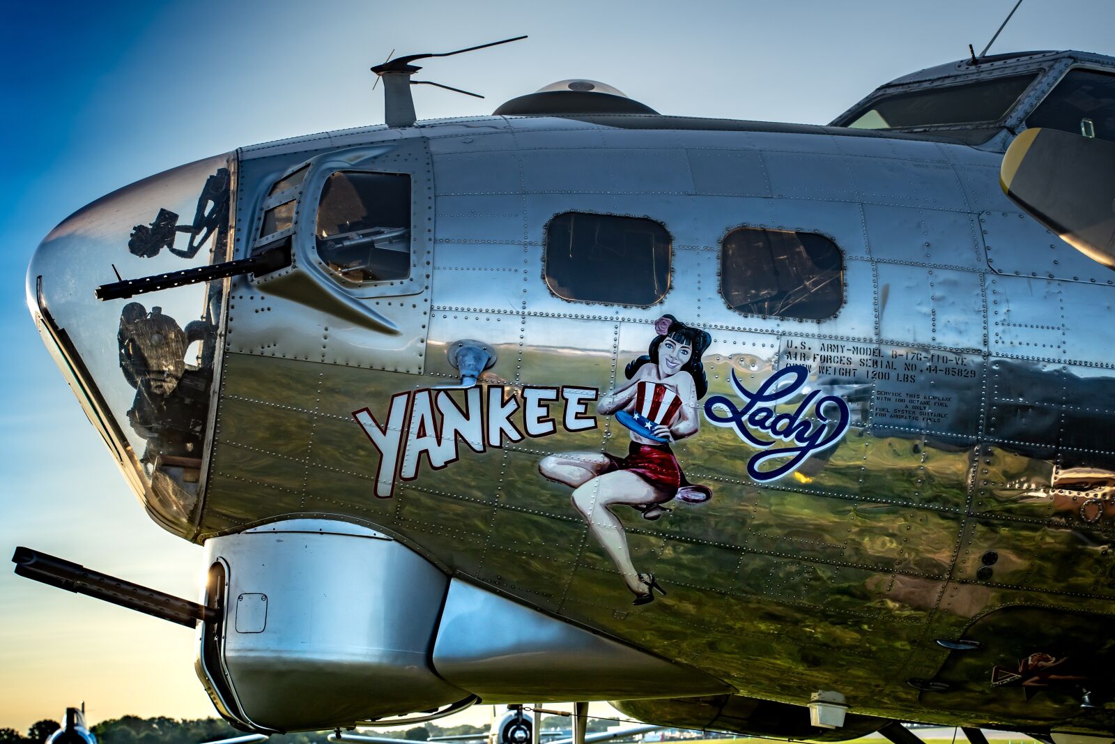 Tamron SP 24-70mm F2.8 Di VC USD sample photo. Aircraft, ww2, nose art photography