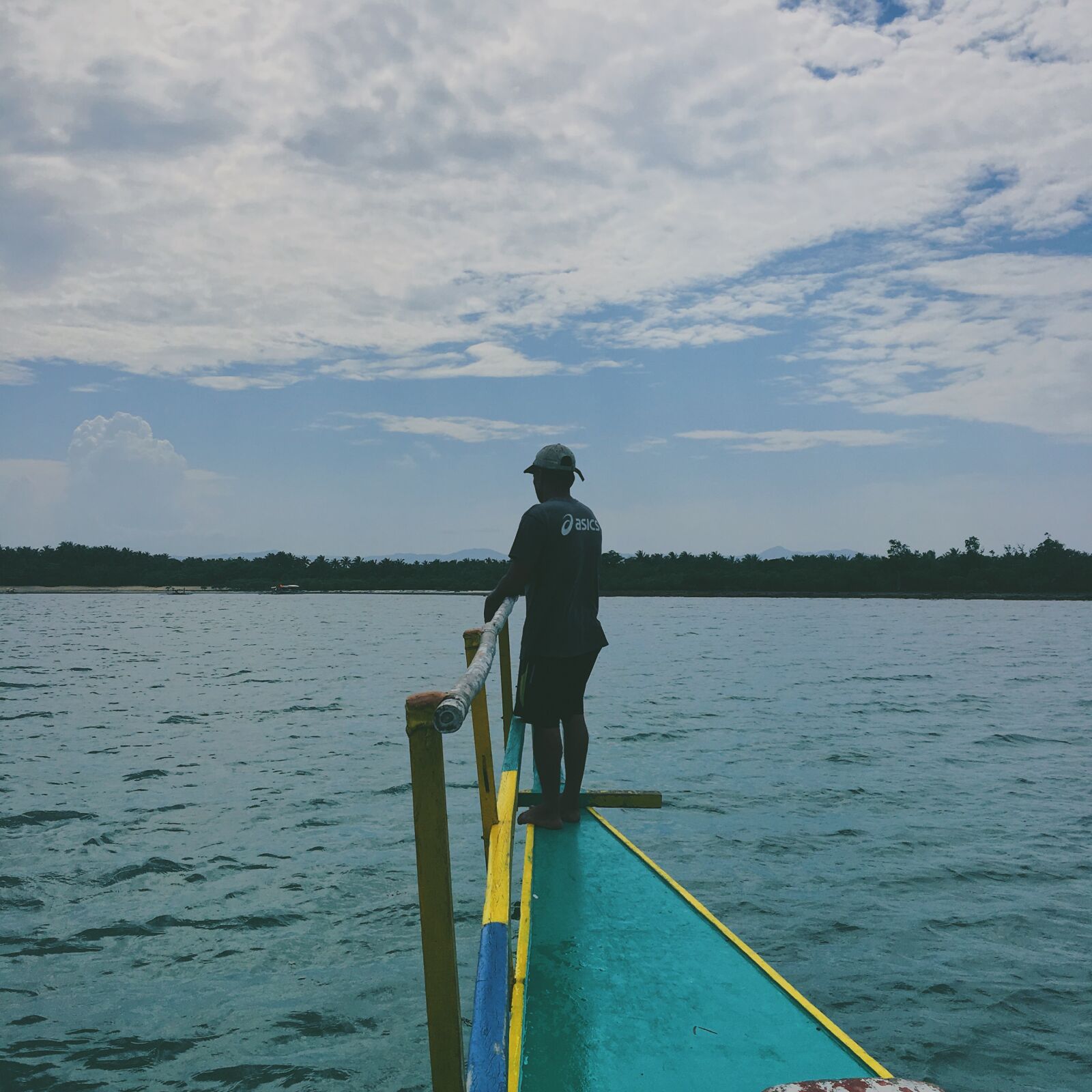 Apple iPhone 6s sample photo. Boat, happy, island photography