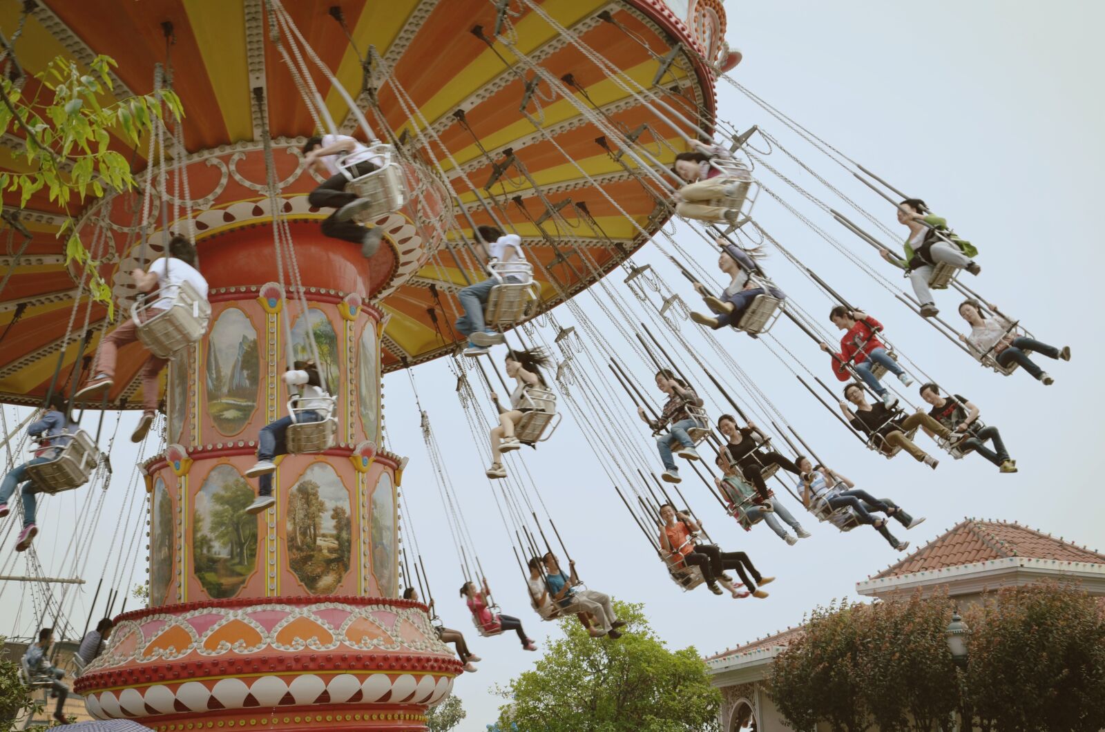 Nikon D7000 sample photo. The ferris wheel, amusement photography