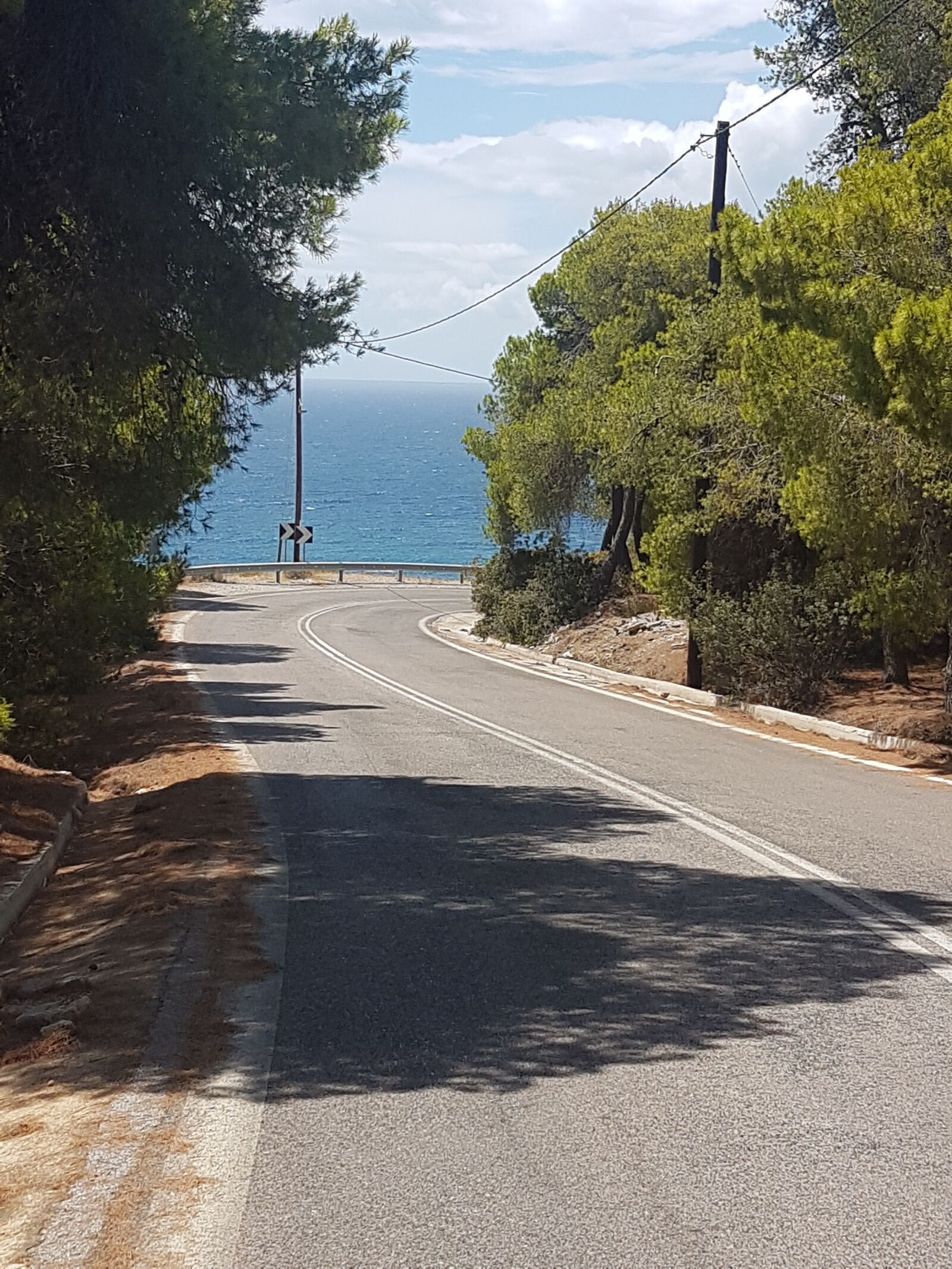 Samsung Galaxy S7 Edge sample photo. Road, view, sea photography