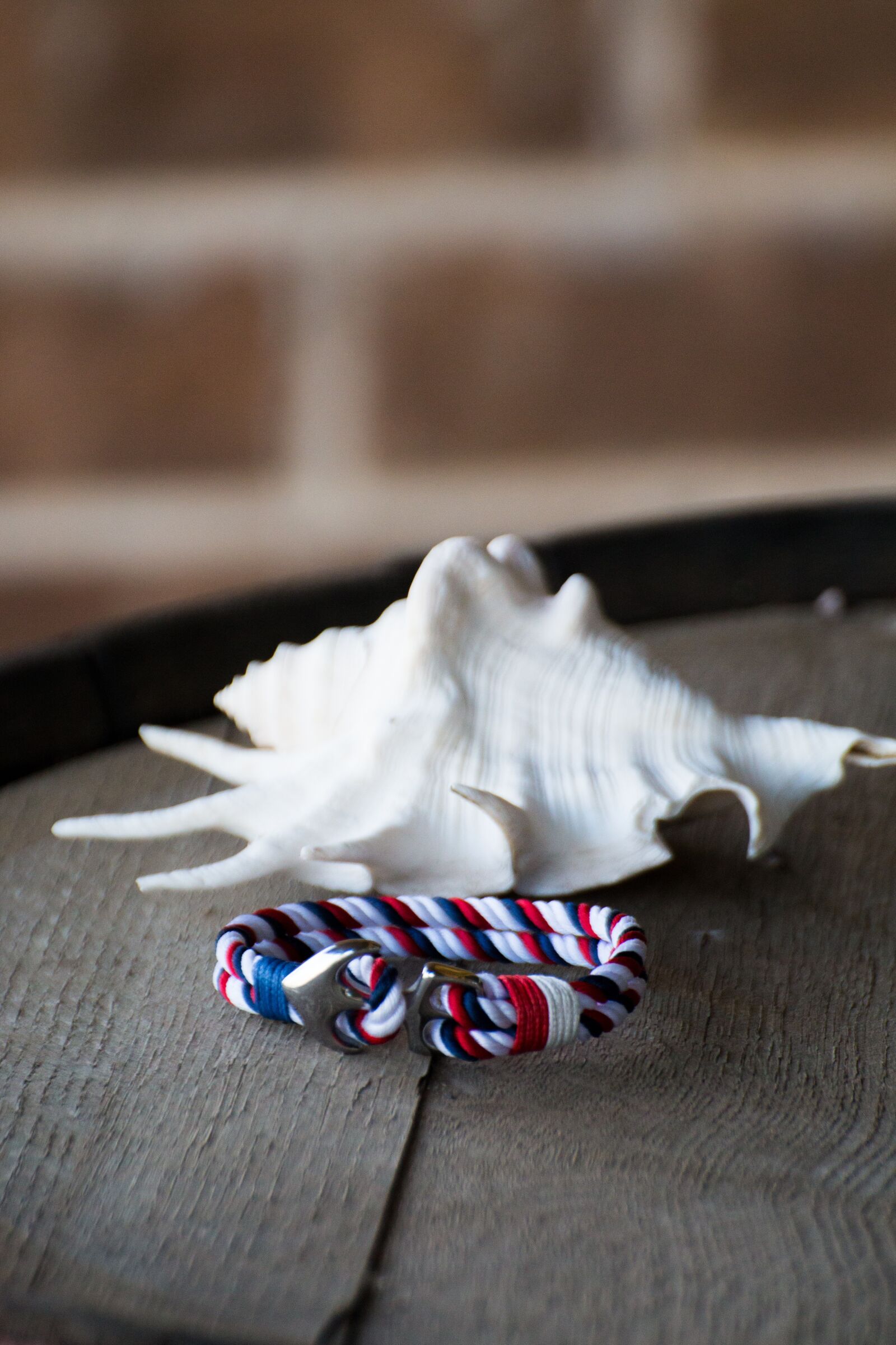 Canon EOS 70D sample photo. Bracelet, anchor, shell photography