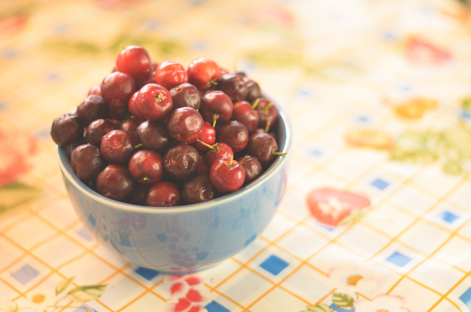 Nikon D7000 + Nikon AF-S Nikkor 50mm F1.8G sample photo. Acerola, acerola, fruit, bowl photography