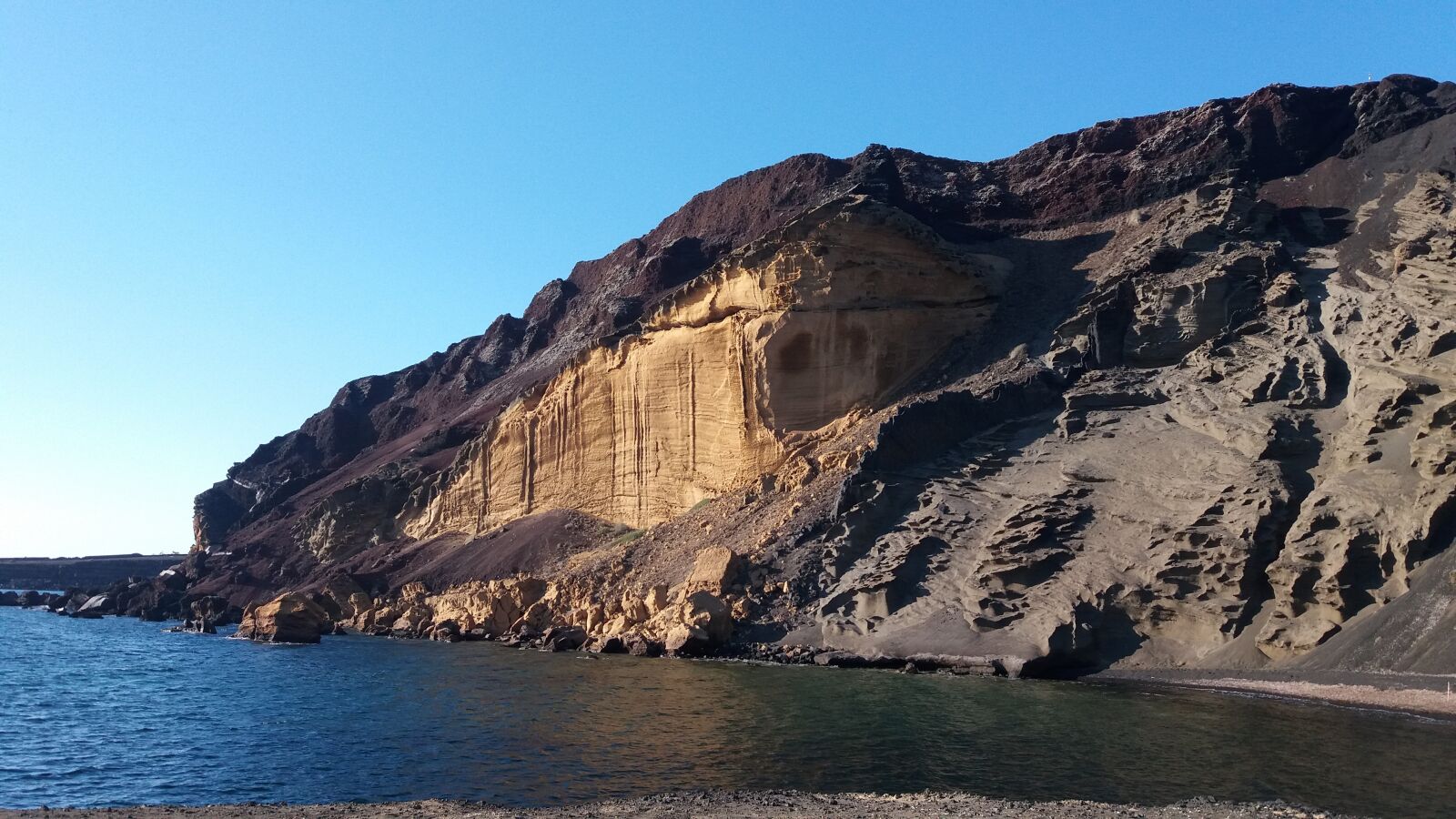 Samsung Galaxy J5 sample photo. Rock, sea, summer photography