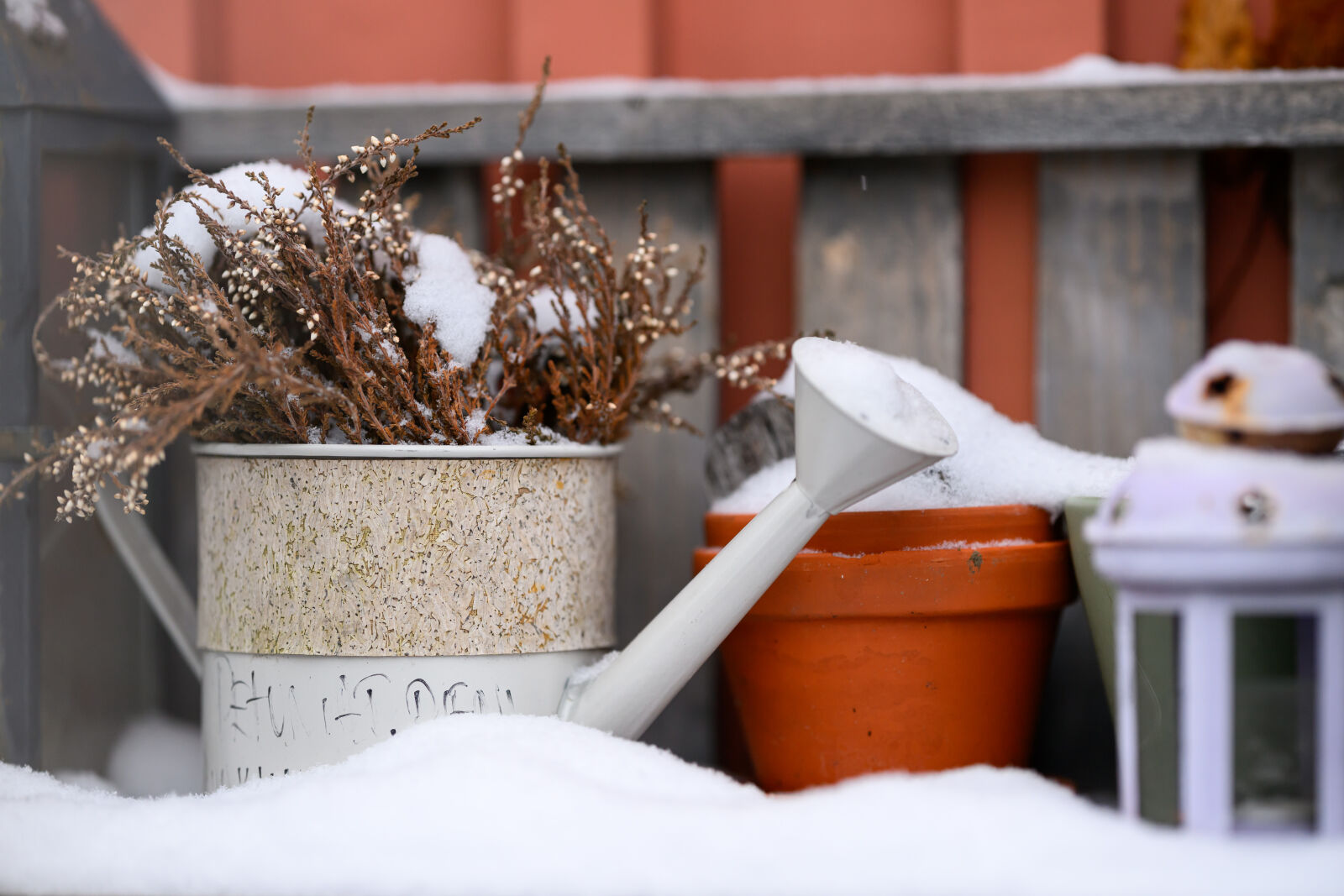 Nikon Z9 sample photo. Winter watering can photography