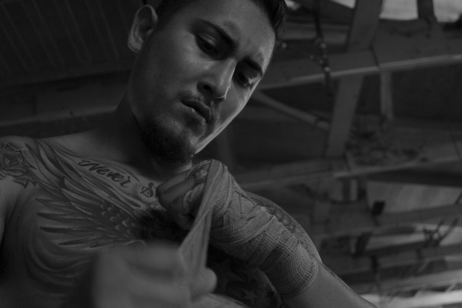 Canon EOS 700D (EOS Rebel T5i / EOS Kiss X7i) sample photo. Boxing, boxer, prep photography