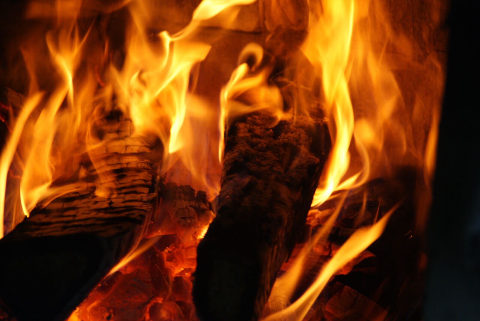 Sony Alpha DSLR-A230 sample photo. Fire, flame, fireplace photography