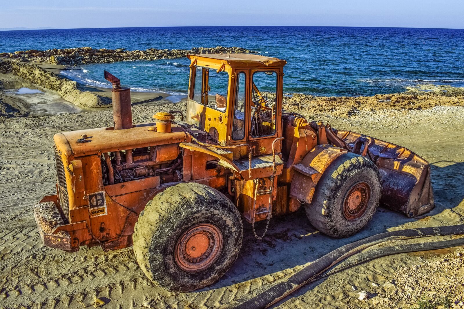 Nikon D3300 sample photo. Bulldozer, heavy machine, equipment photography