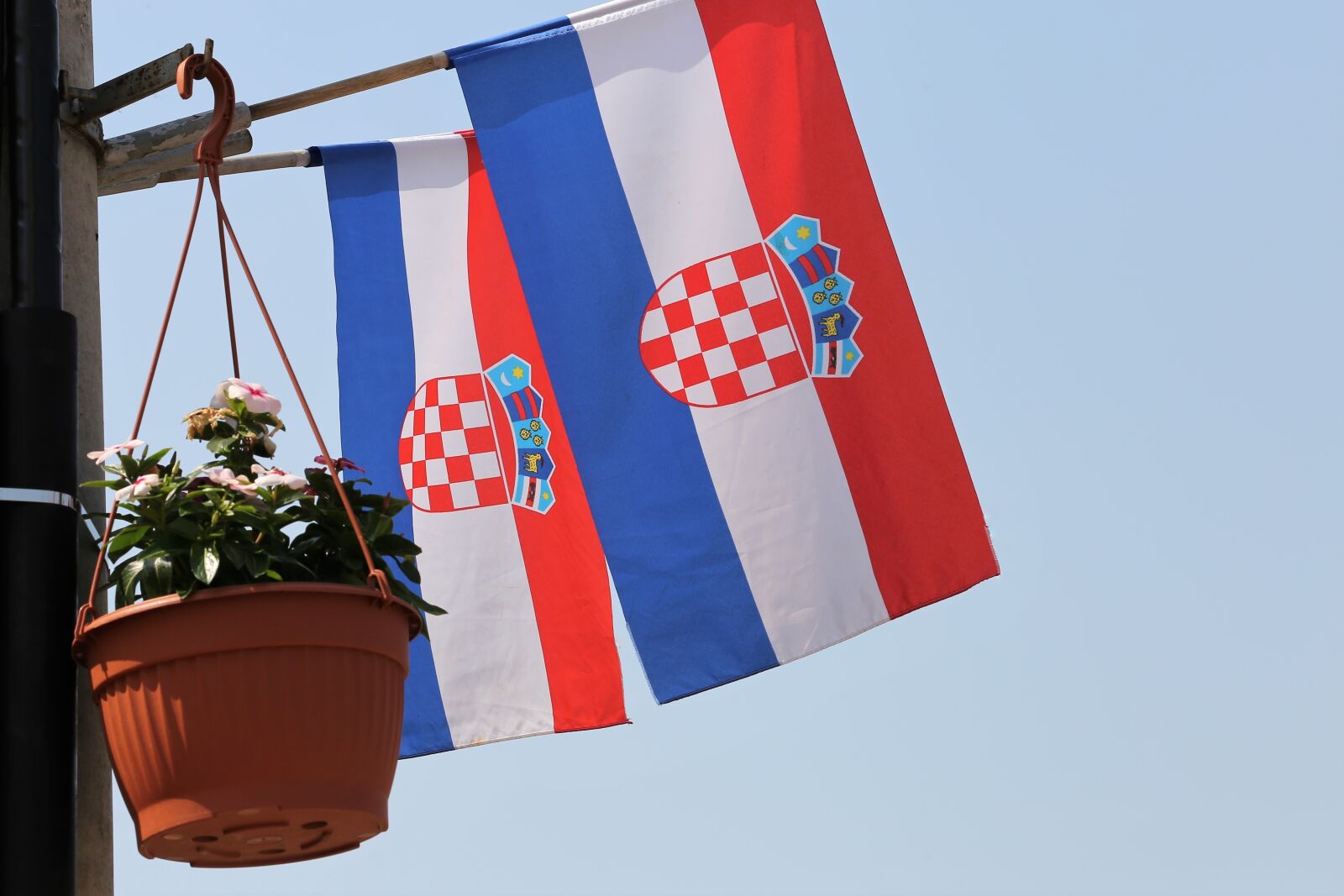 Canon EF 70-300 F4-5.6 IS II USM sample photo. Croatian flag, country, official photography